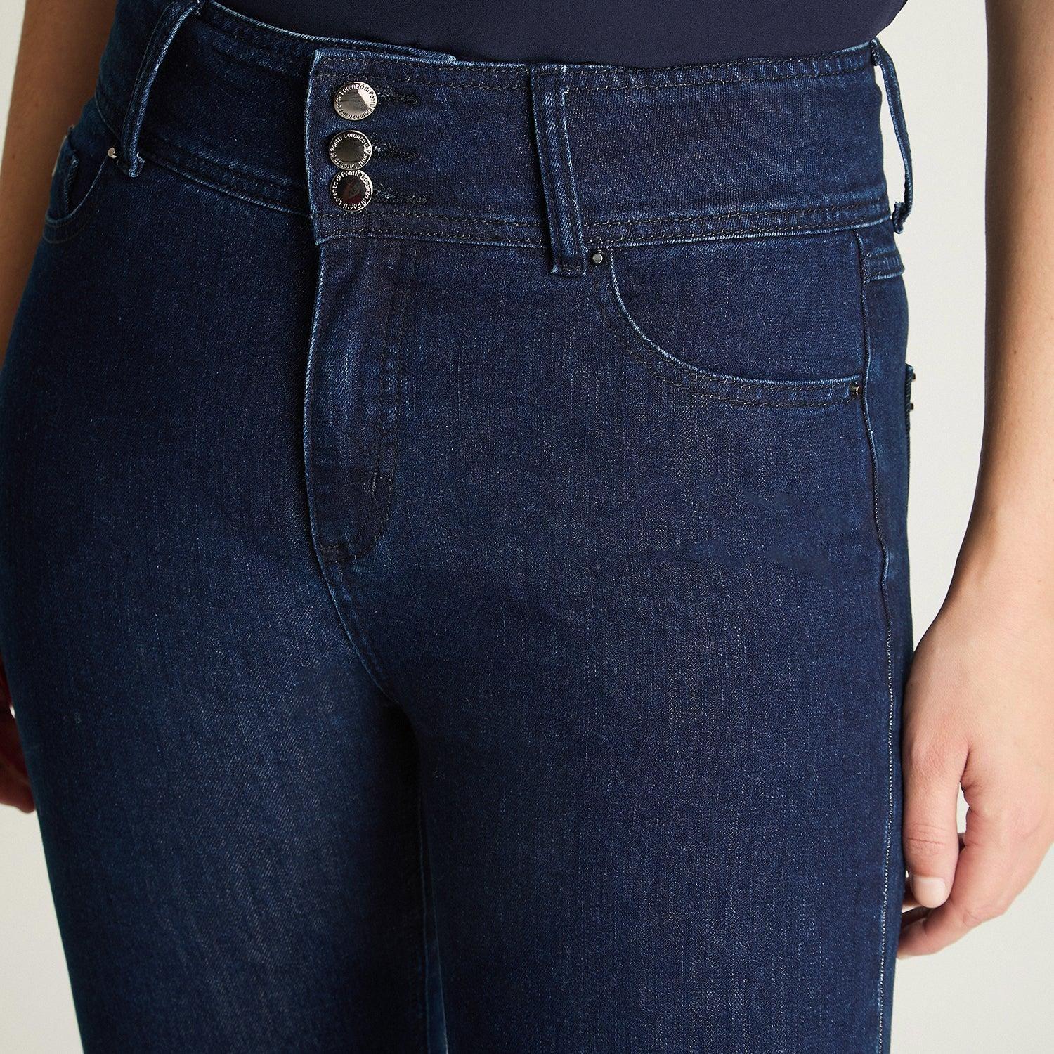 Jeans Straight Azul Marino-2