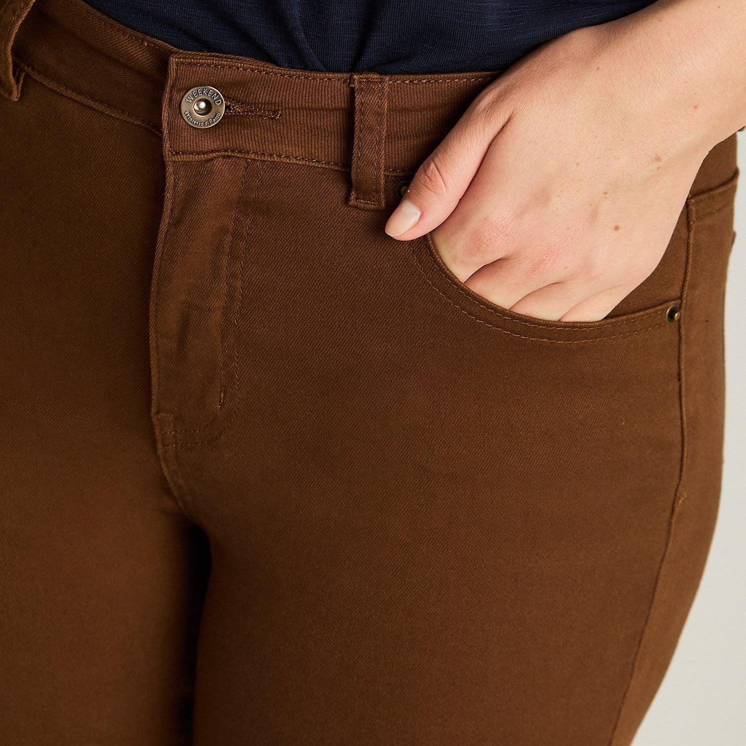 Jeans Camel Corte Recto en Denim-2