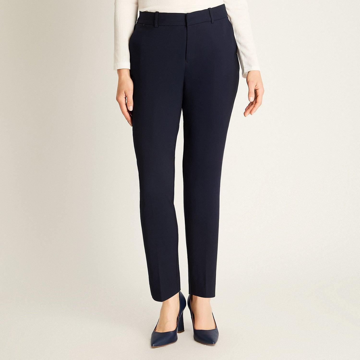 Pantalón Formal Slim Azul-0