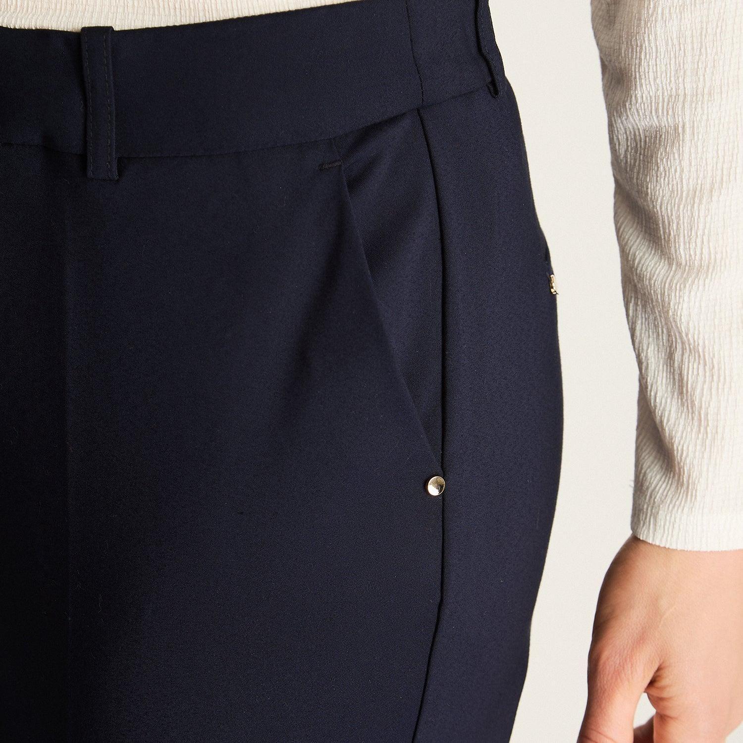 Pantalón Formal Slim Azul-2