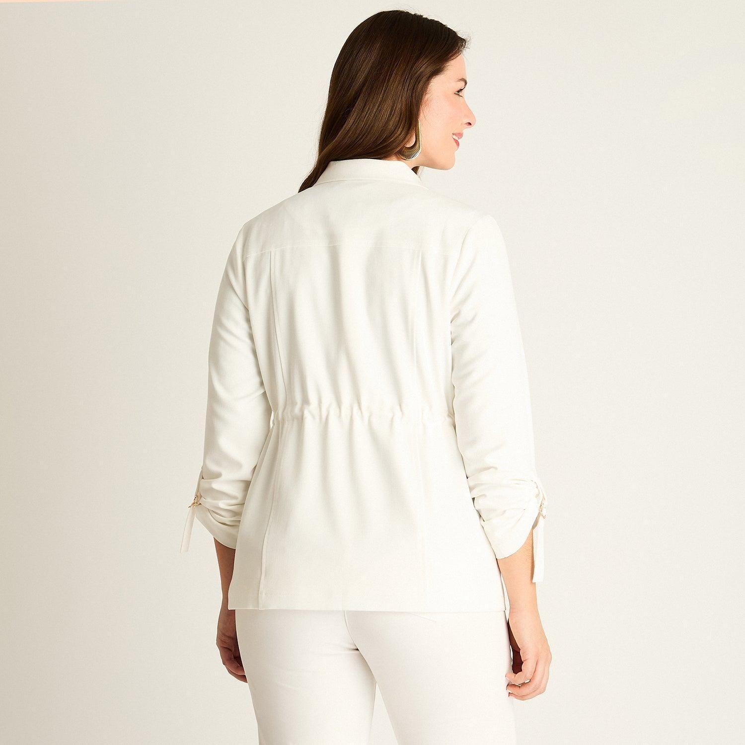 Chaqueta Crudo con Cordón Ajustable-1