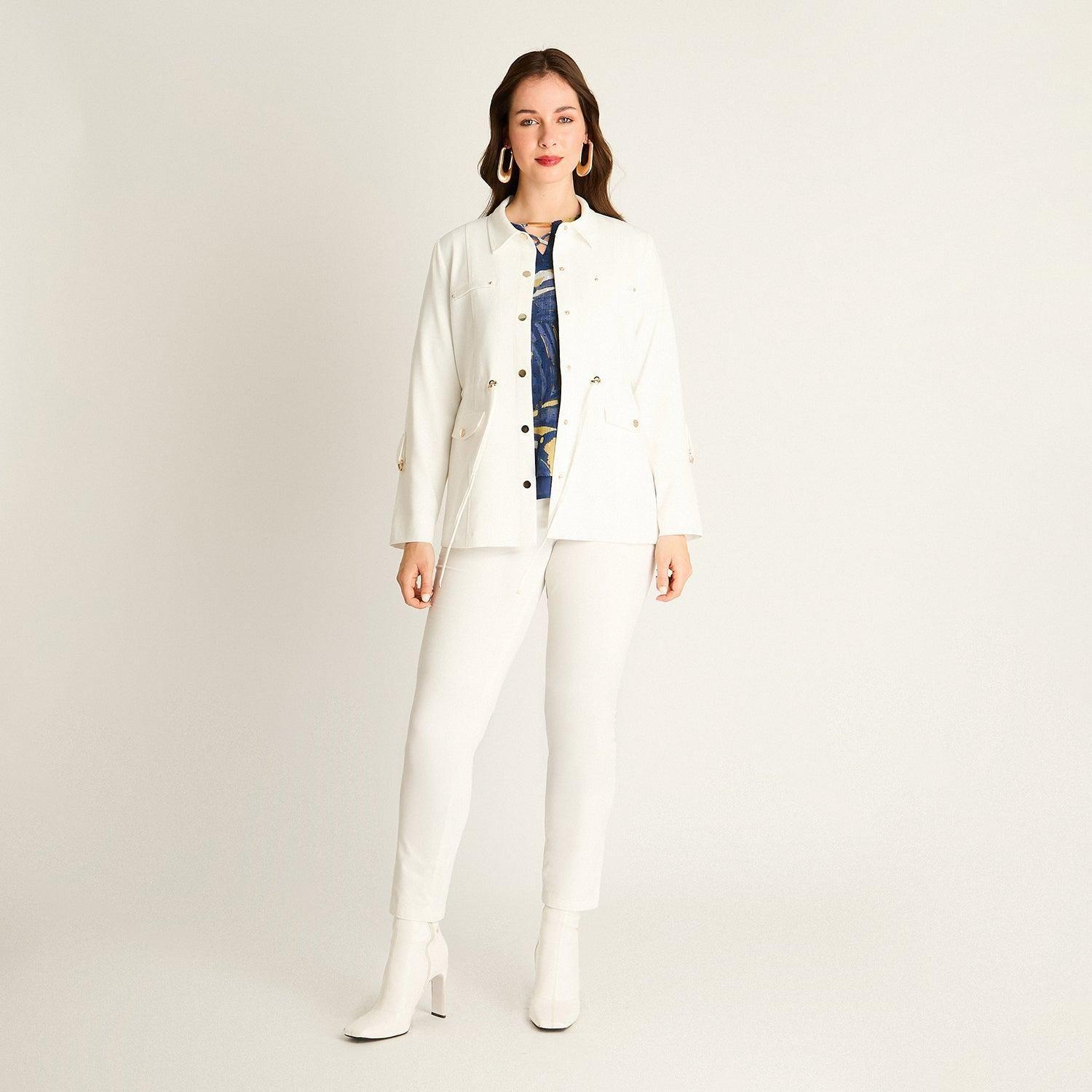 Chaqueta Crudo con Cordón Ajustable-3