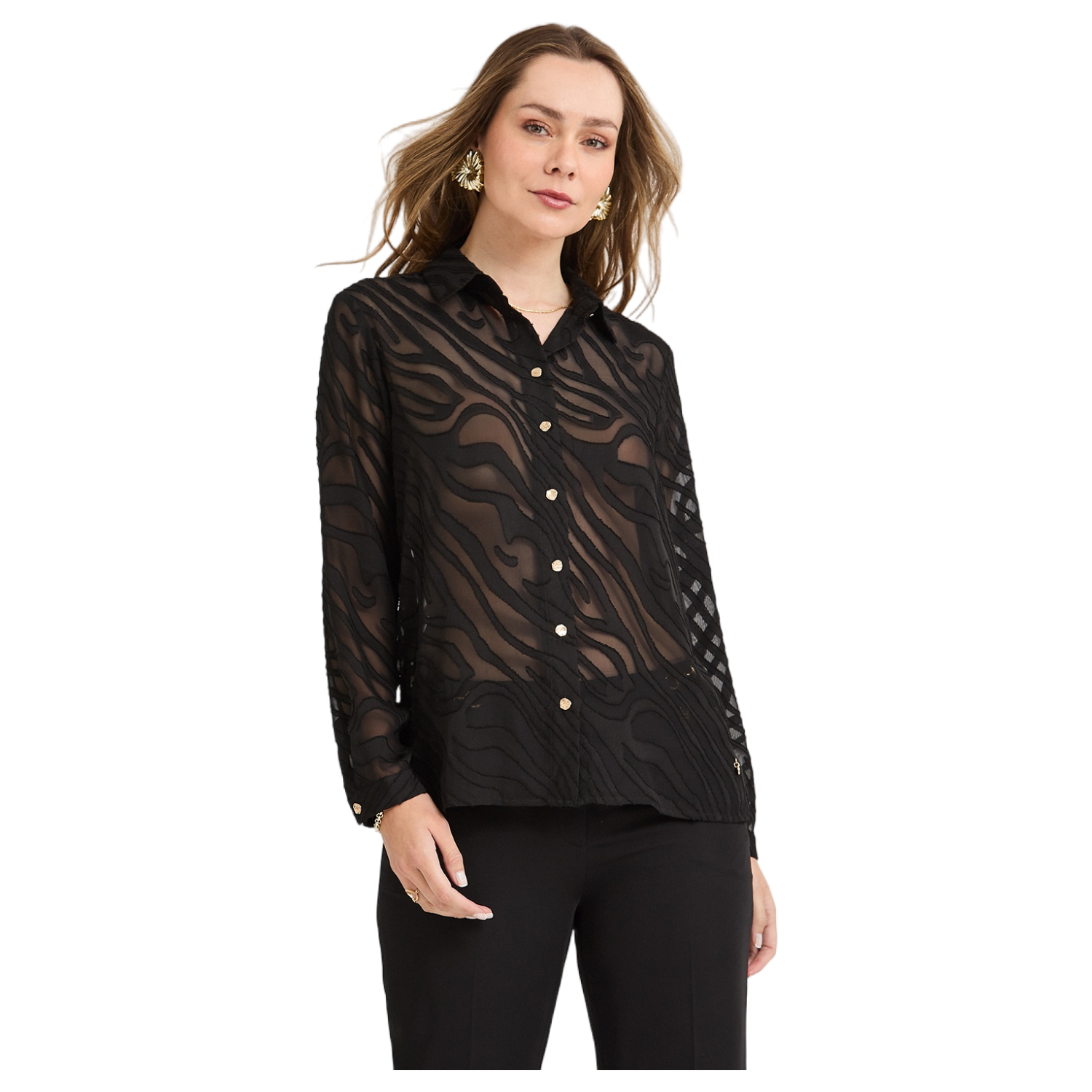 Blusa de Fantasía Negro-0