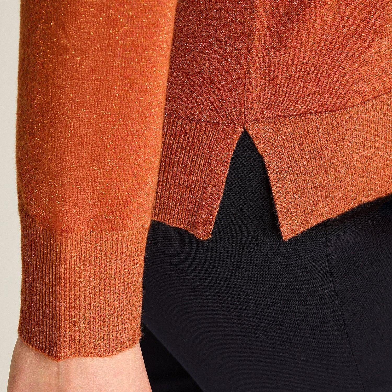 Sweater Terracota con Textura Suave-2