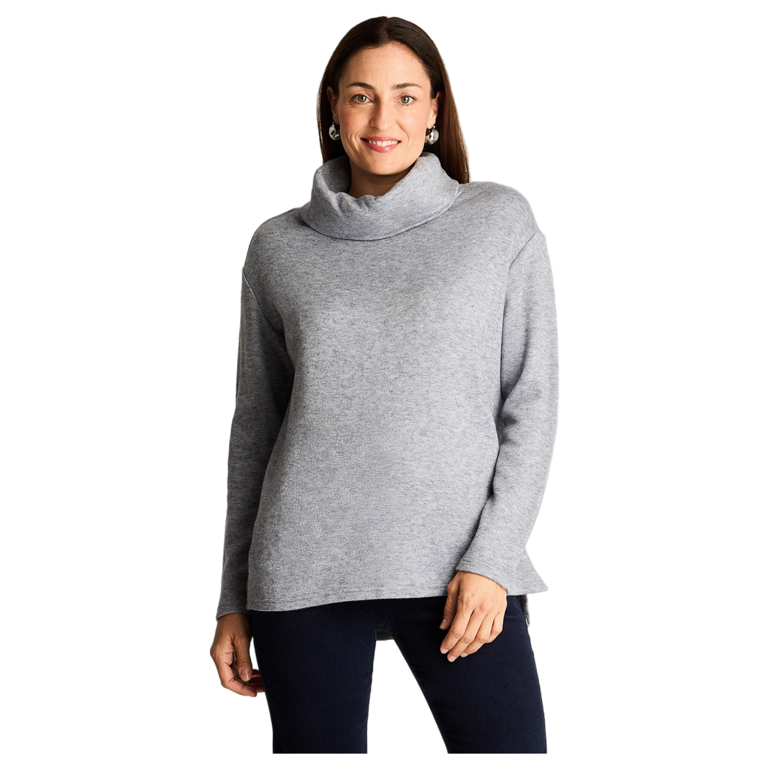 Polera Lanilla Manga Larga Cuello Bote Indigo-4