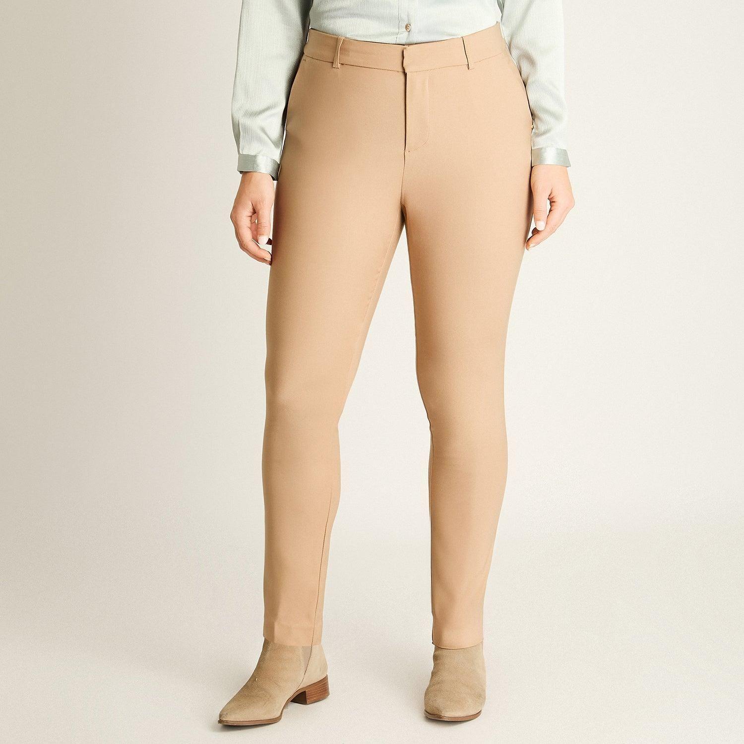 Pantalón Formal Slim Camel-0