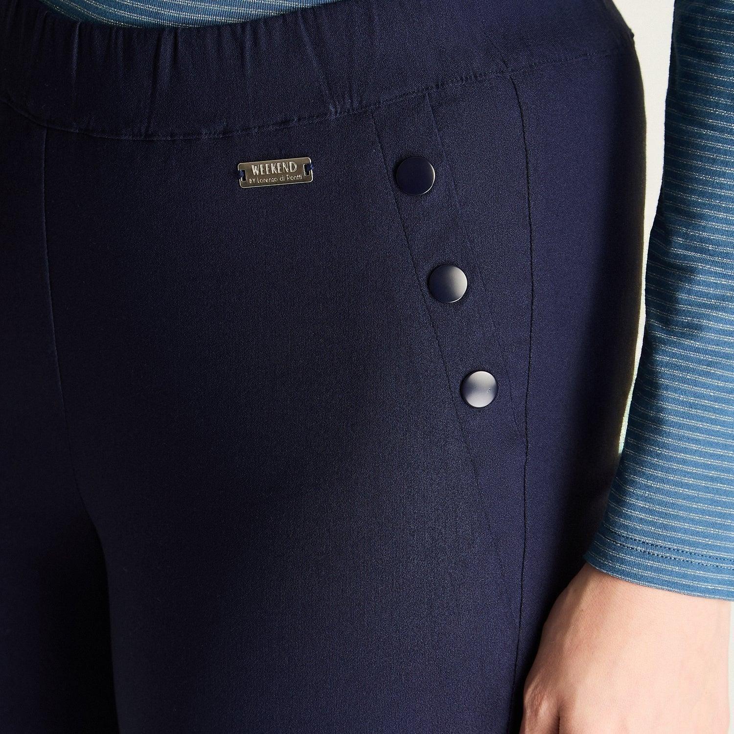 Calza Azul Slim Muy elasticado Calce Ajustado-2