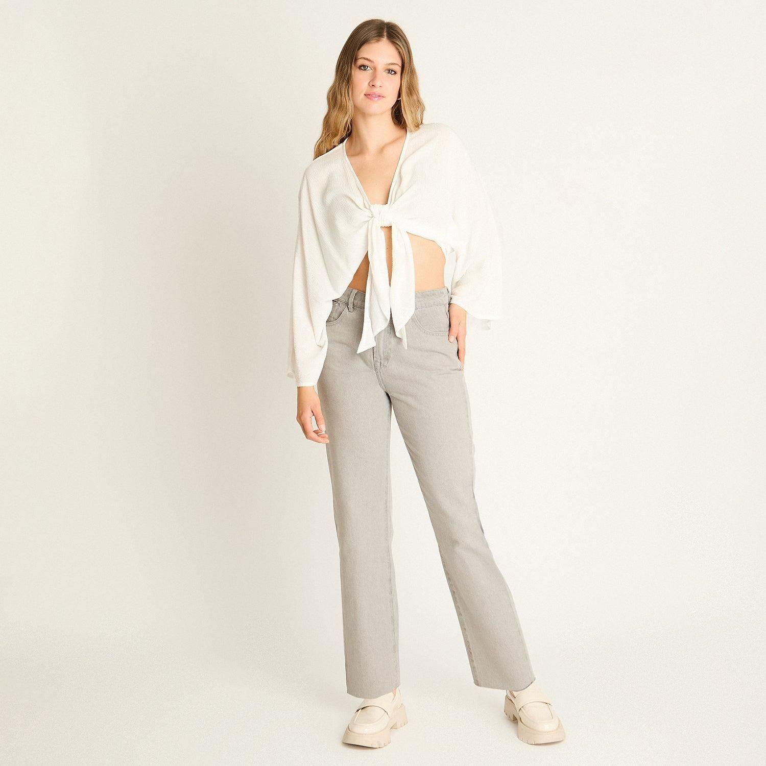 Blusa Crudo Amarre Frontal-3