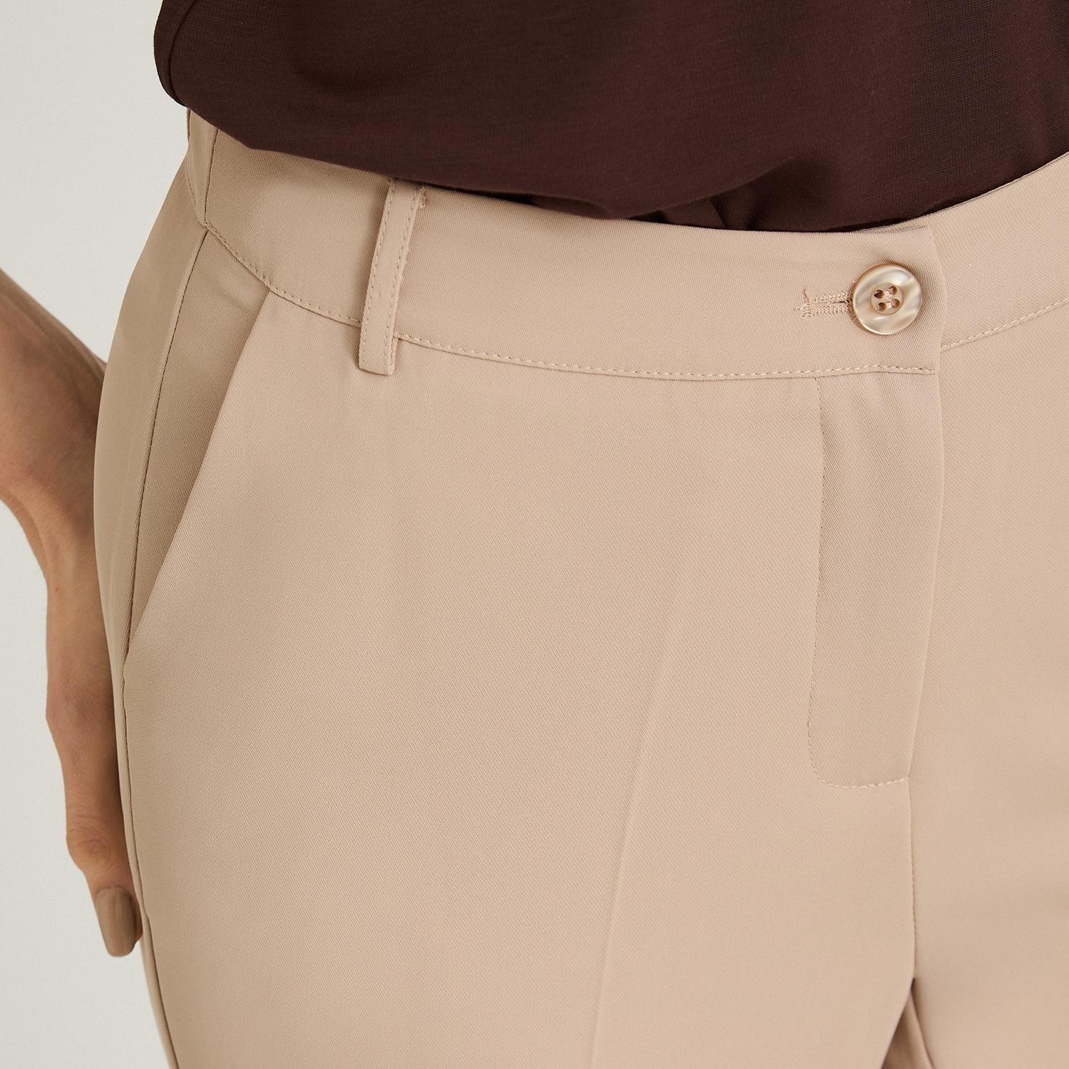 Pantalón Formal Sastrero Básico Liviano Beige-2