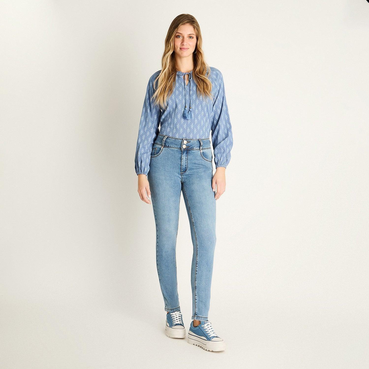 Jeans Celeste Slim-3