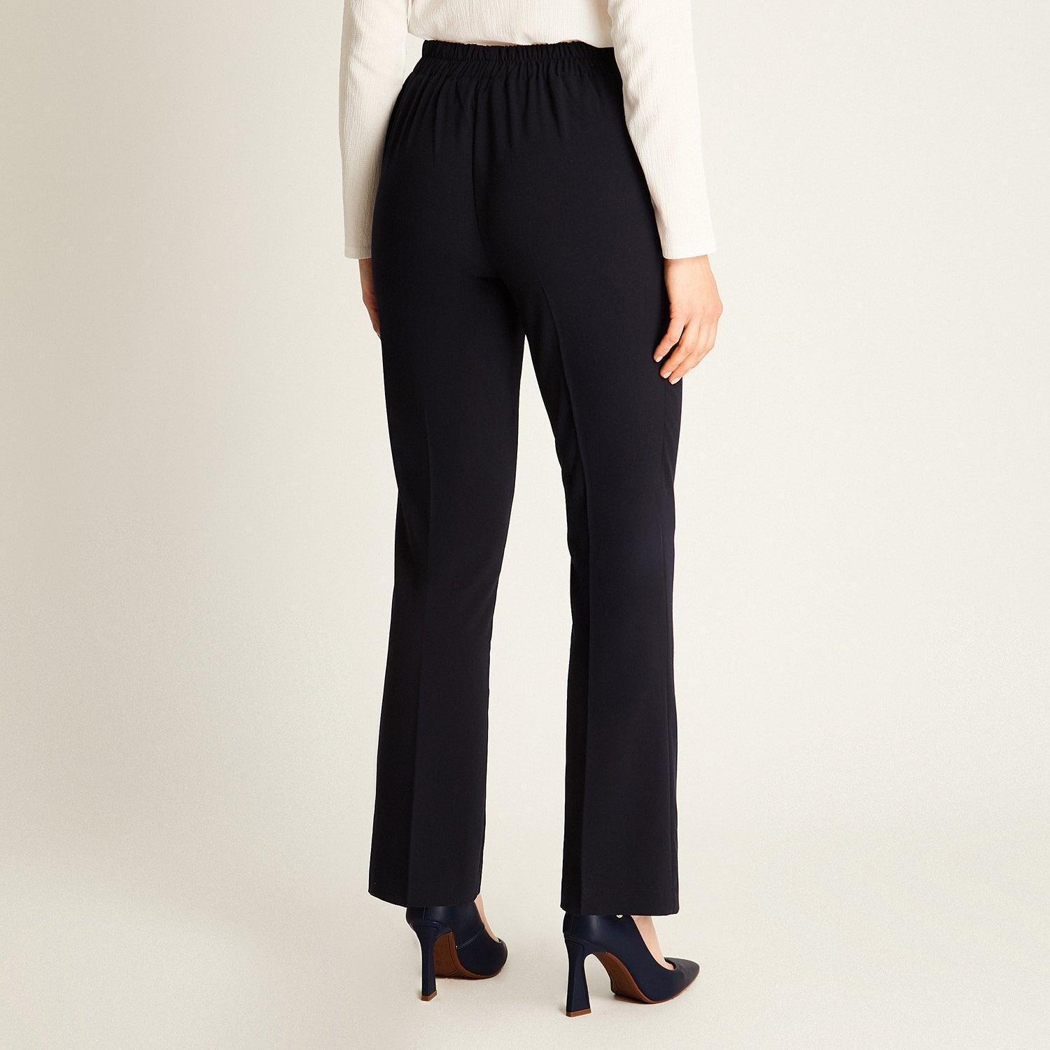 Pantalón Azul de Corte Recto-1