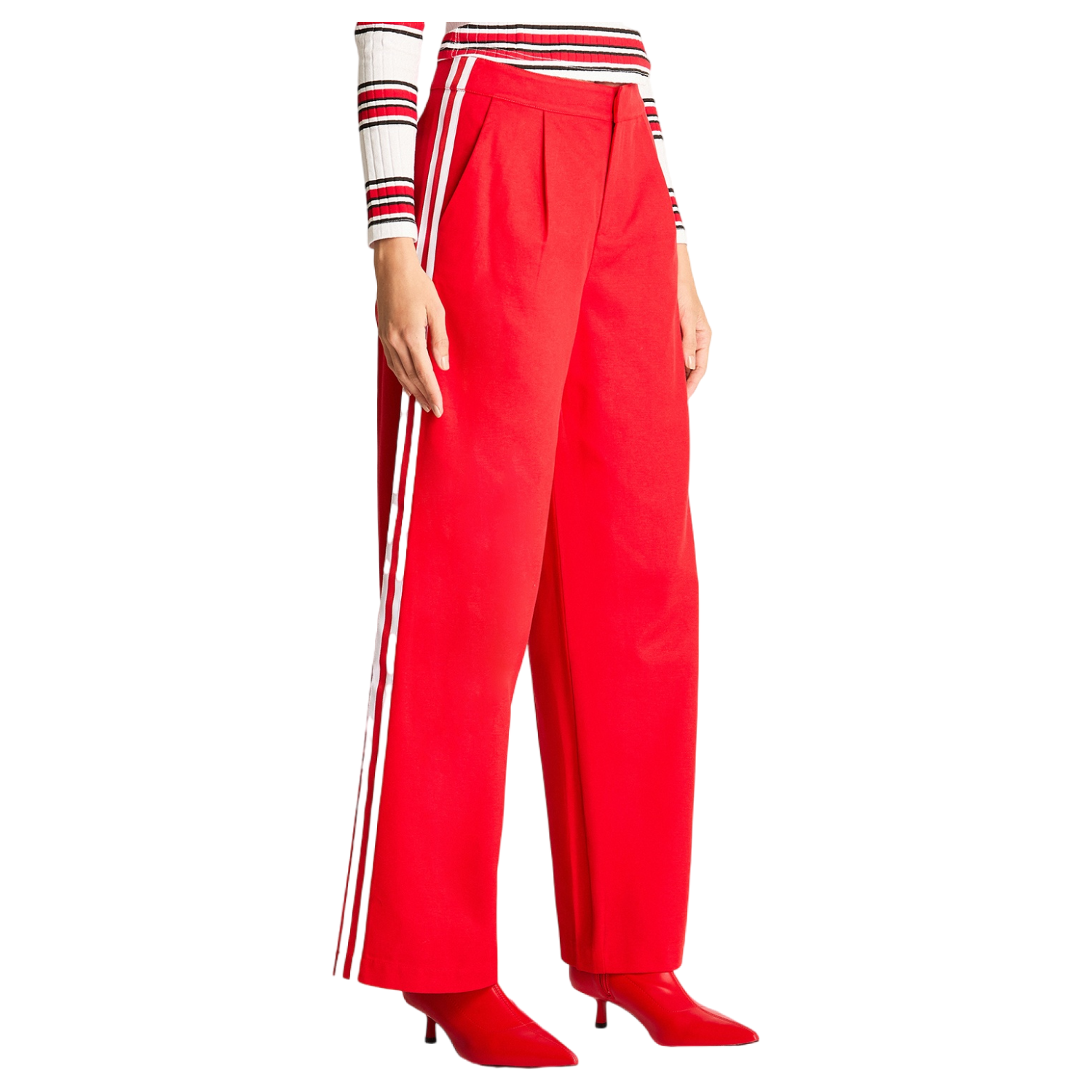 Pantalón Cinta Costado Rojo-4