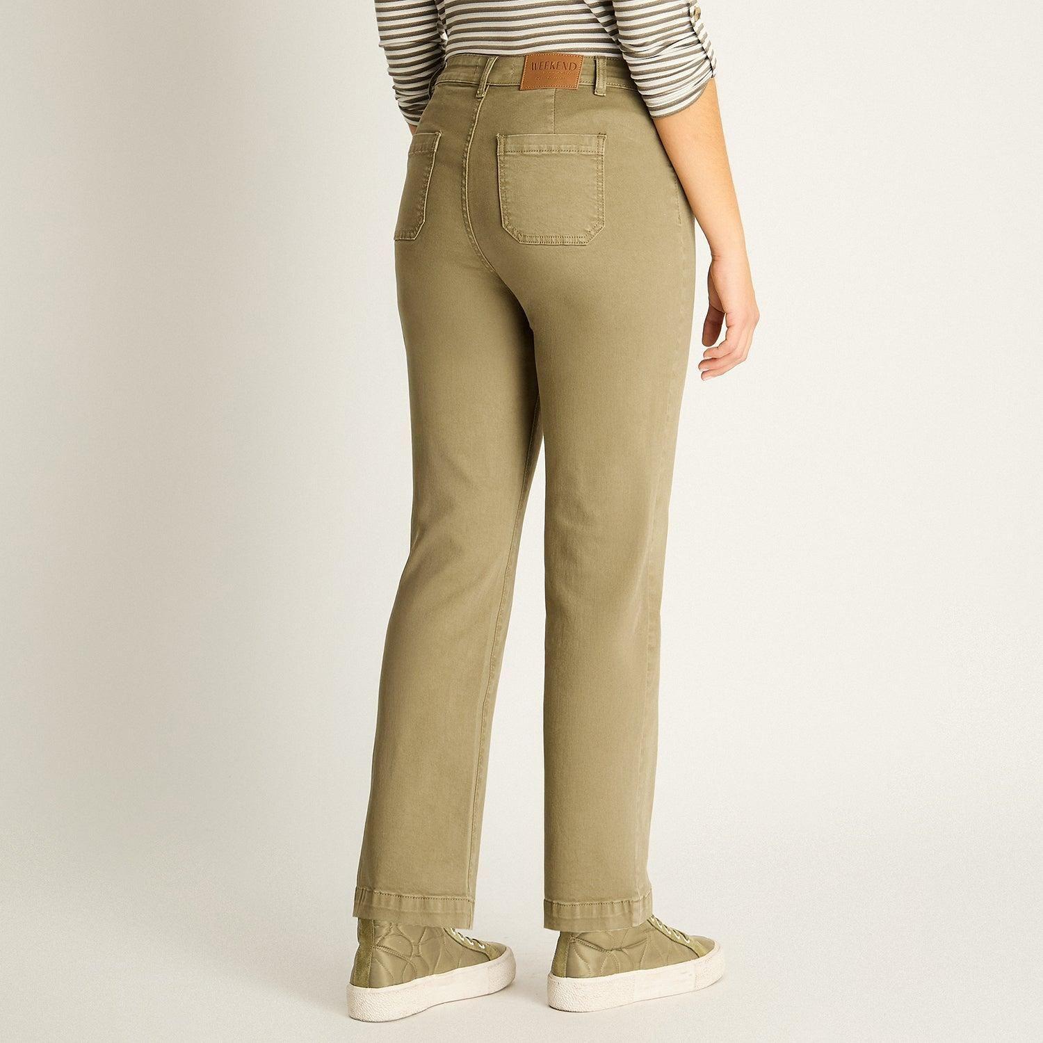 Jeans Verde Wide Leg-1