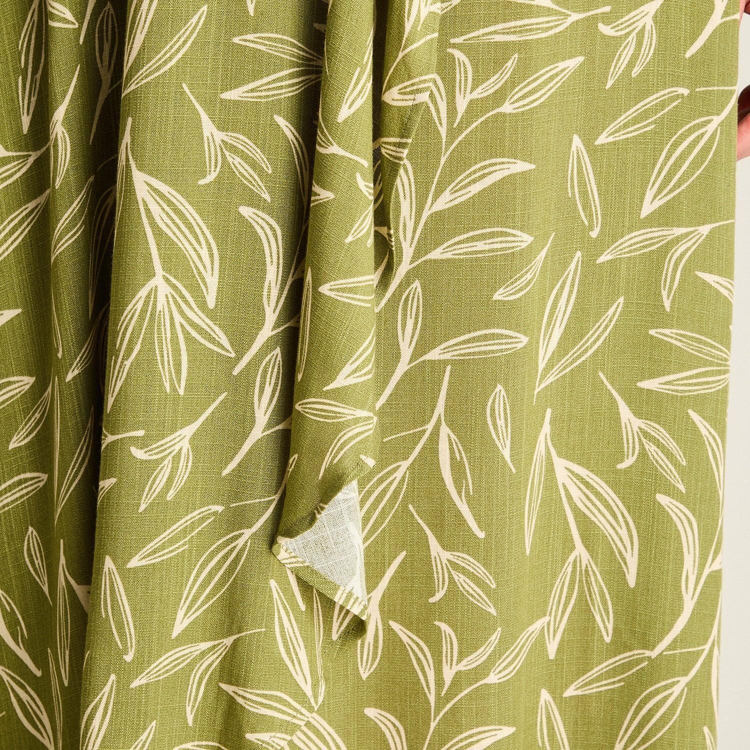 Falda Verde Maxi No Elasticado Calce Normal-2