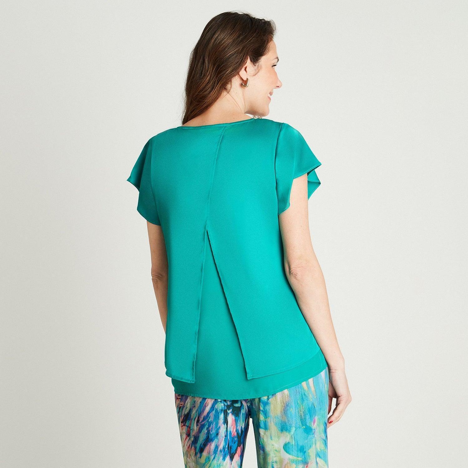 Blusa Verde Tajalí En Espalda-1
