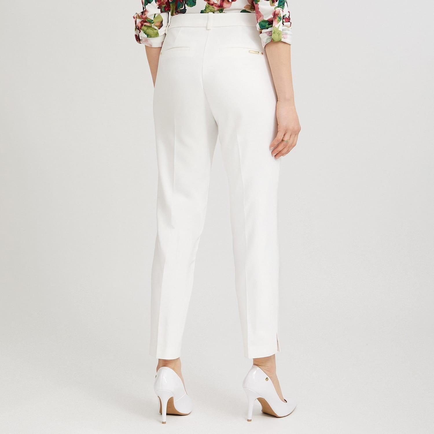 Pantalón Formal Slim Botón Oculto Crudo-2