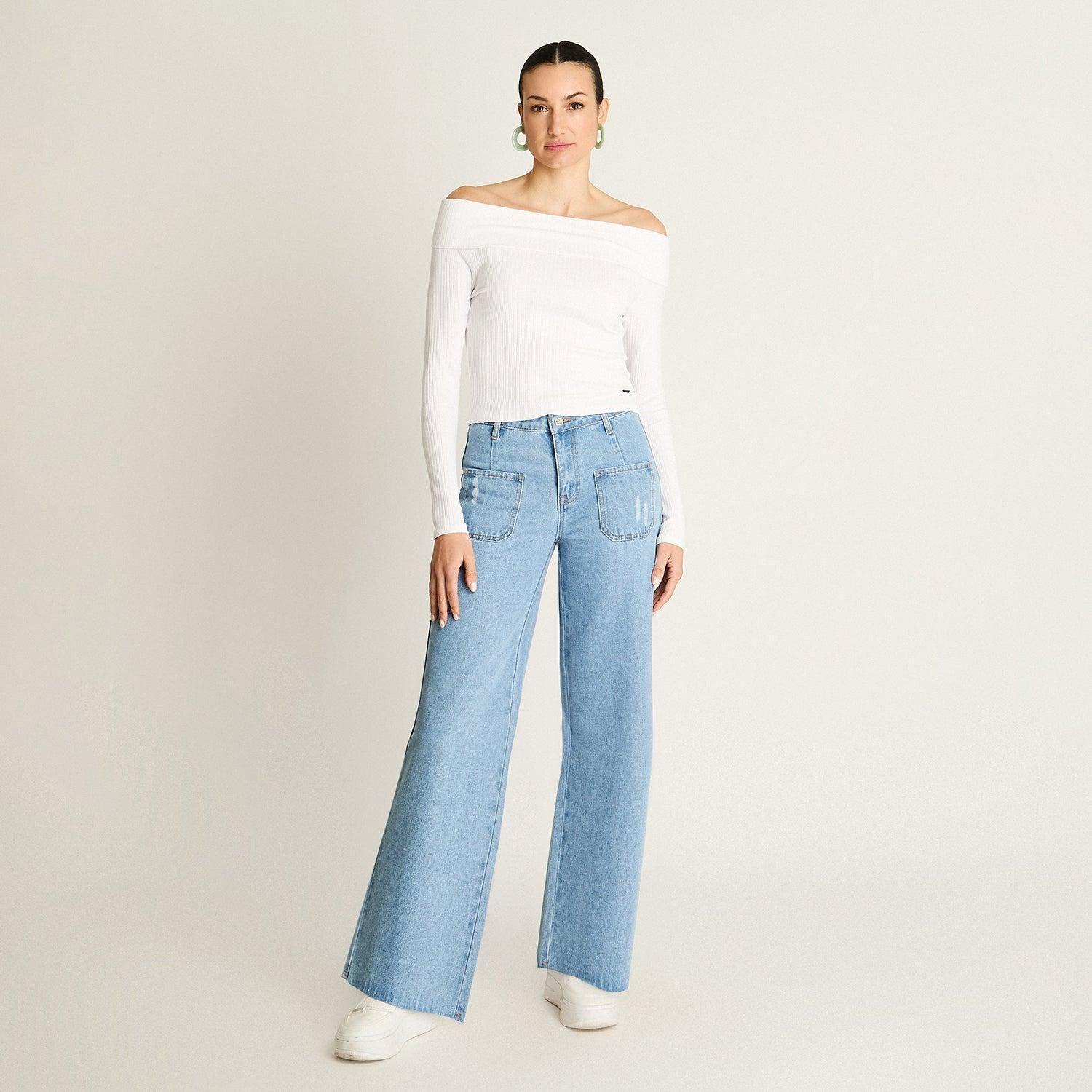 Polera Off-Shoulder Blanca-3