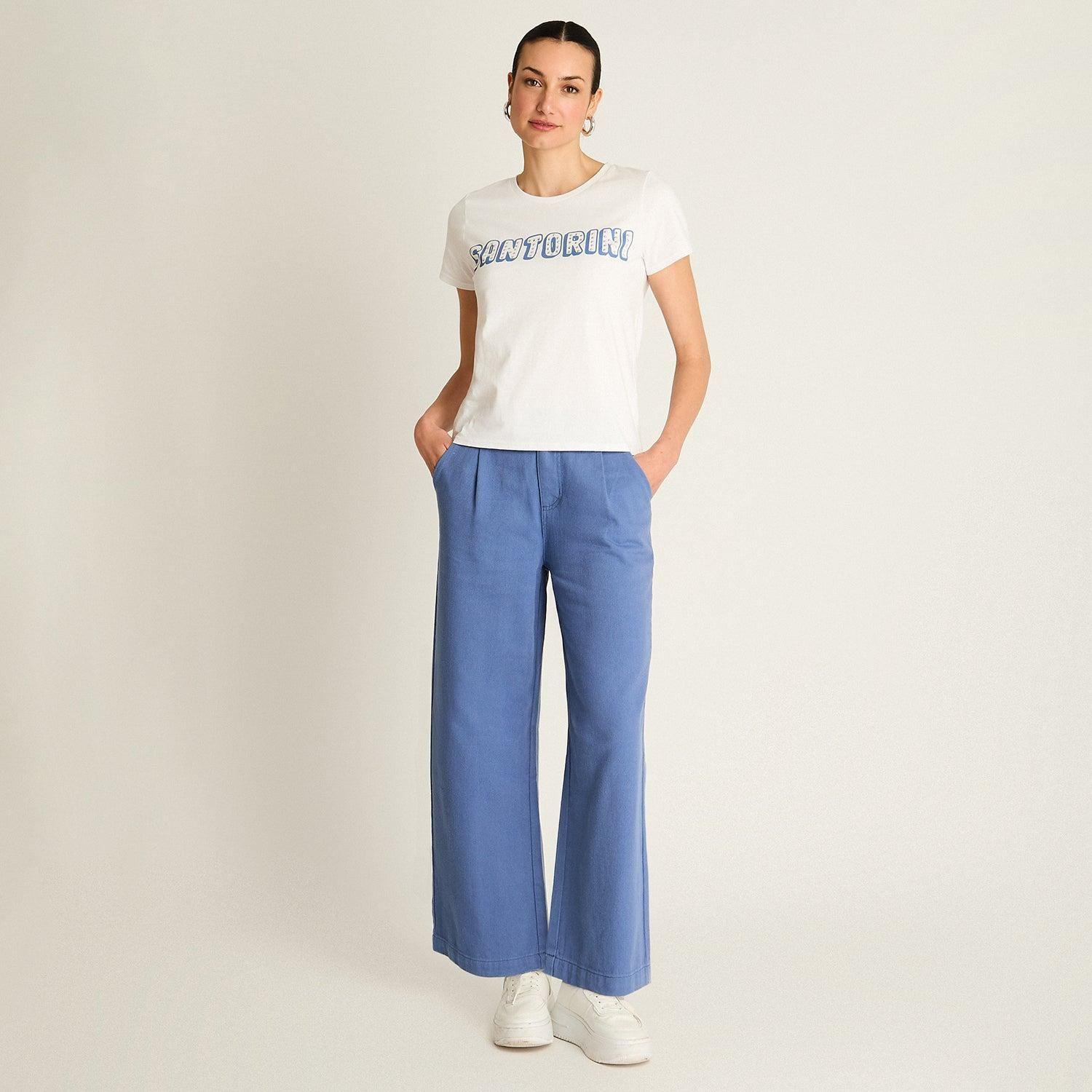 Polera Blanco Estampado Santorini-3