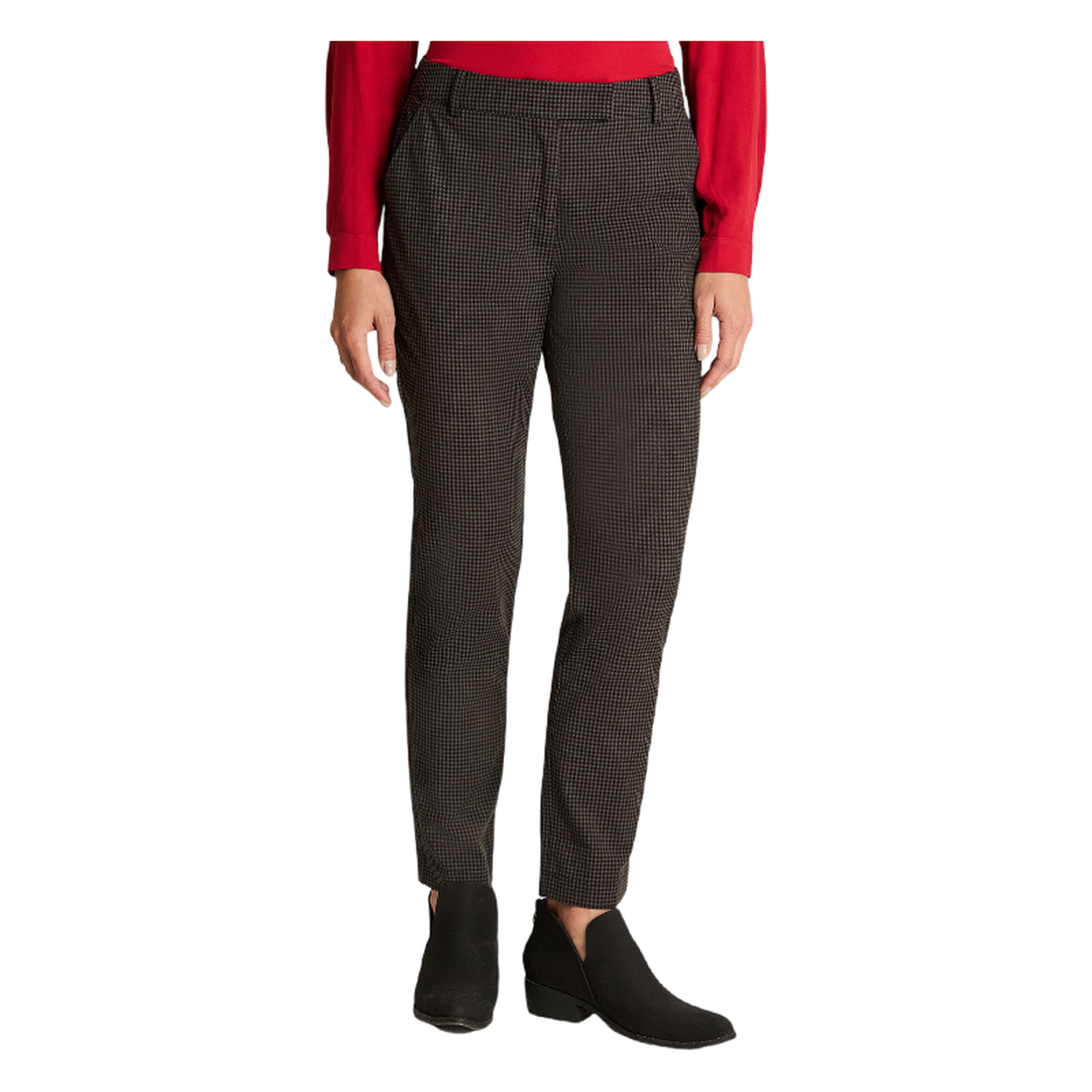Pantalón Slim Print Negro-0