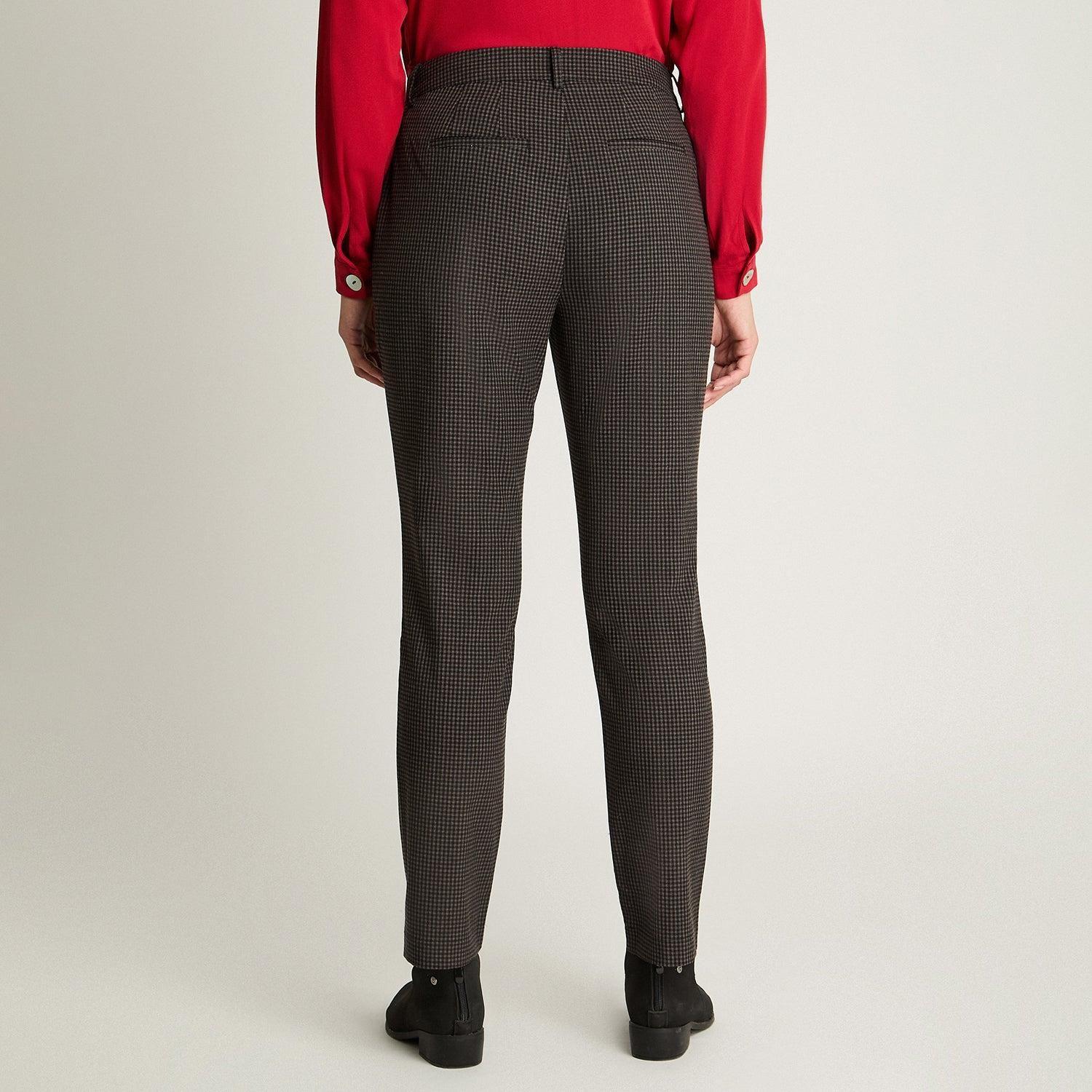 Pantalón Slim Print Negro-1