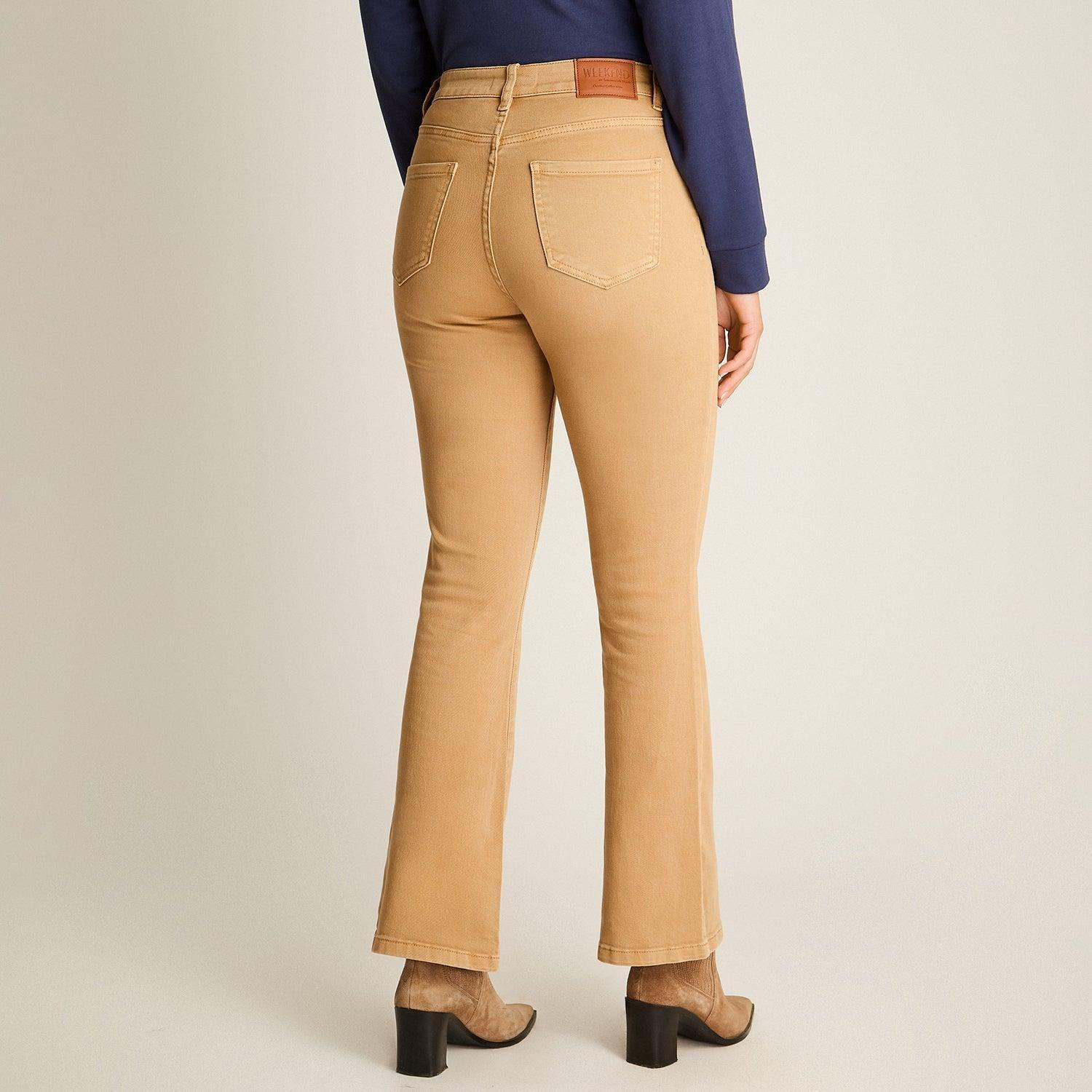 Jeans Camel Mini Flare 5 Bolsillos-1