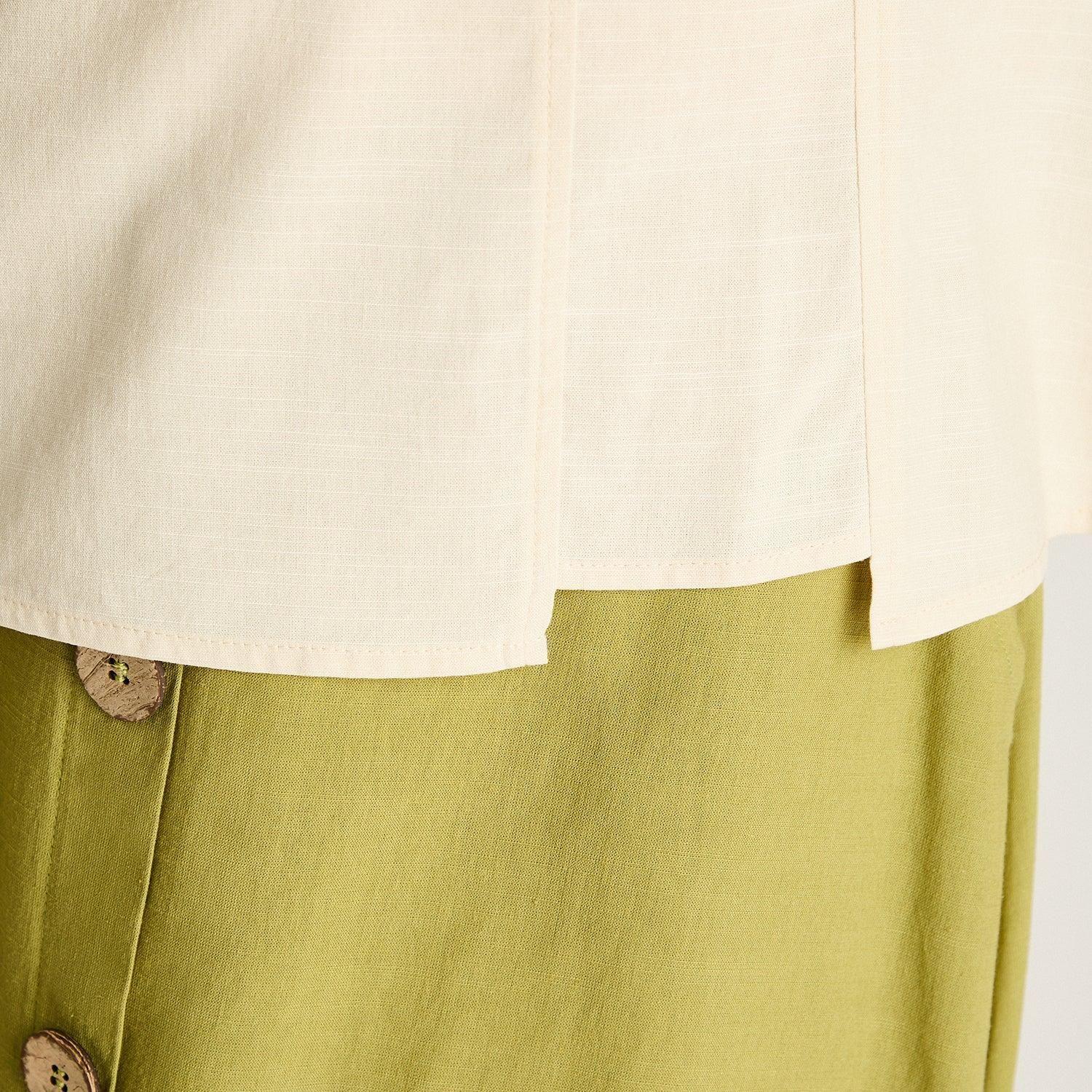 Blusa Arena Manga Corta No Elasticado Calce Holgado-2