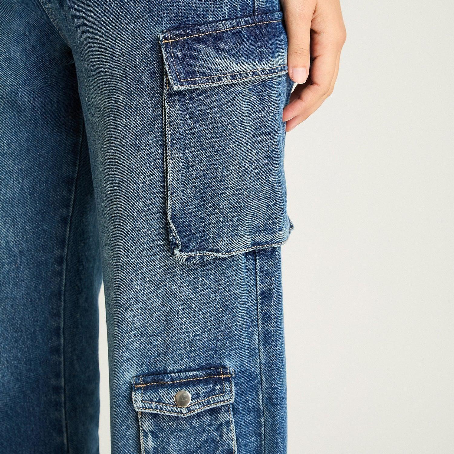 Jeans Cargo Azul-2