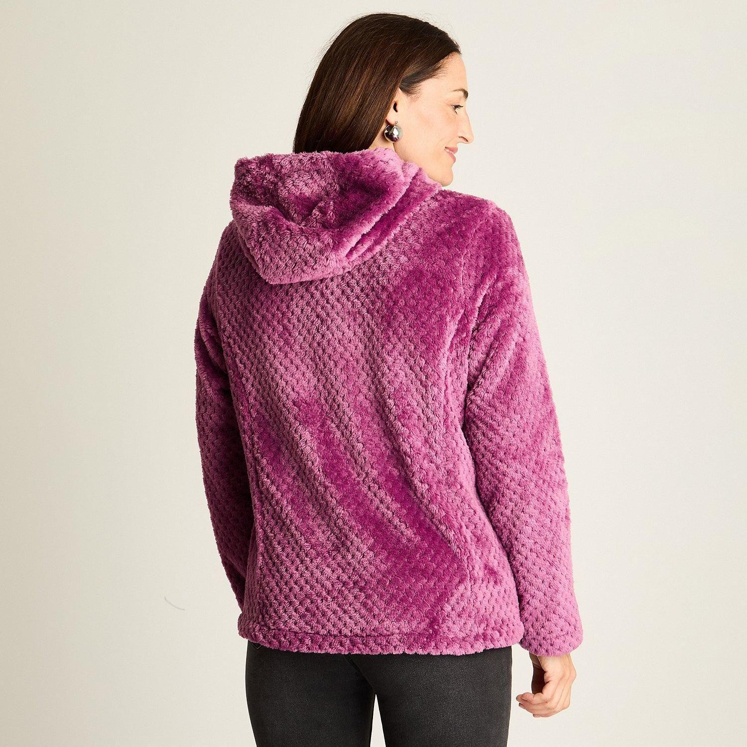 Polerón Polar Waffle Magenta-0