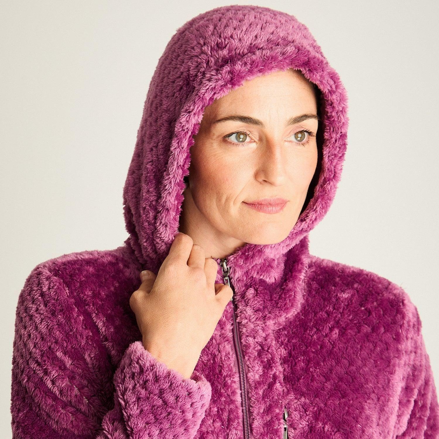 Polerón Polar Waffle Magenta-1