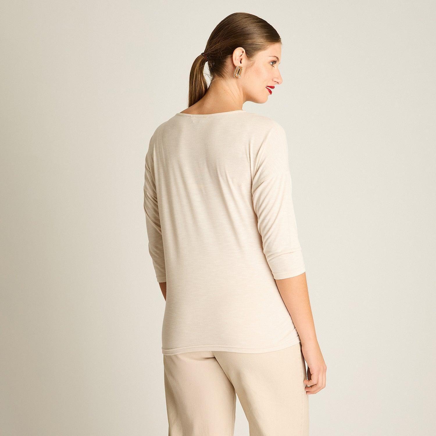 Polera Arena Manga 3/4 Estampada-1