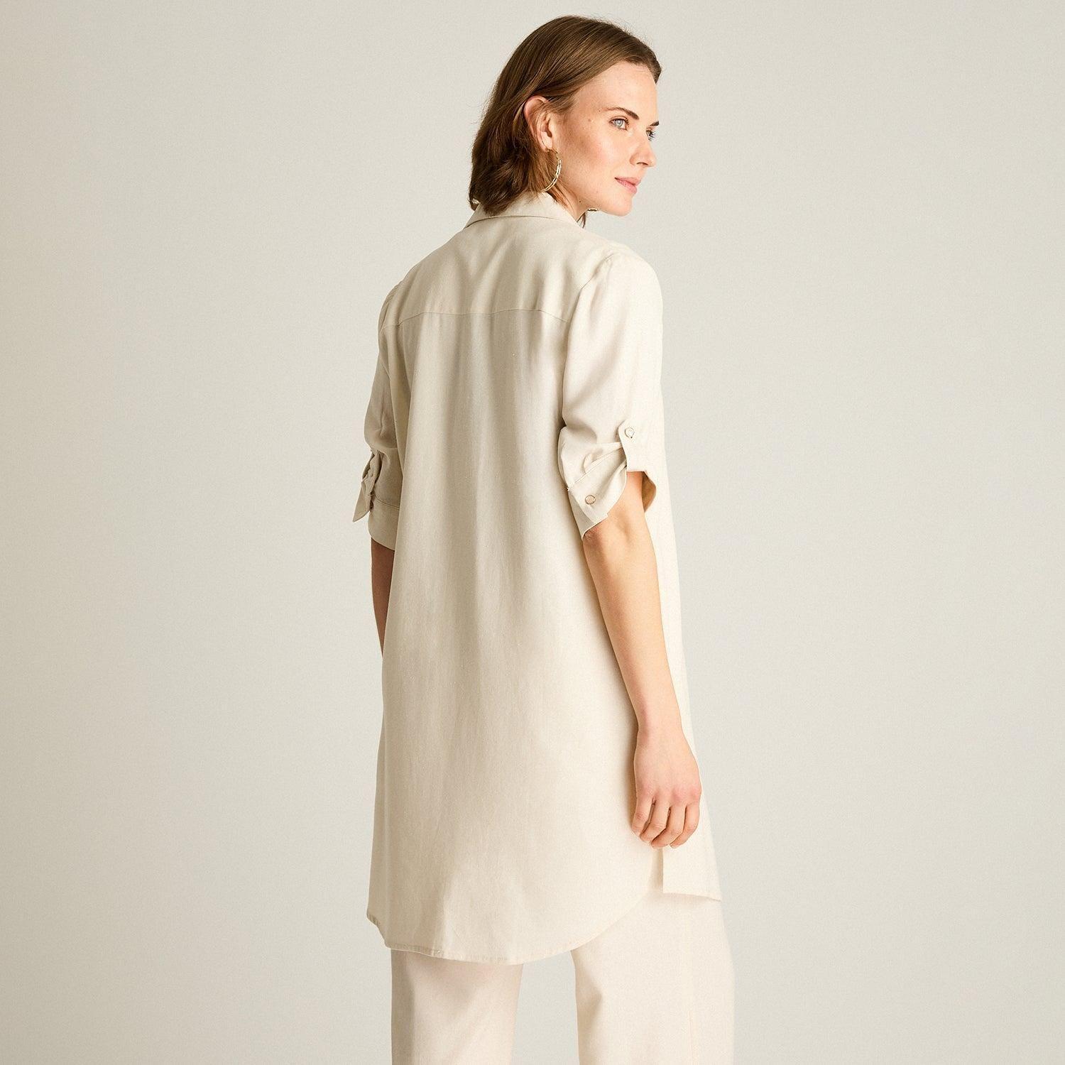 Blusa Arena Lino Abotonada-1