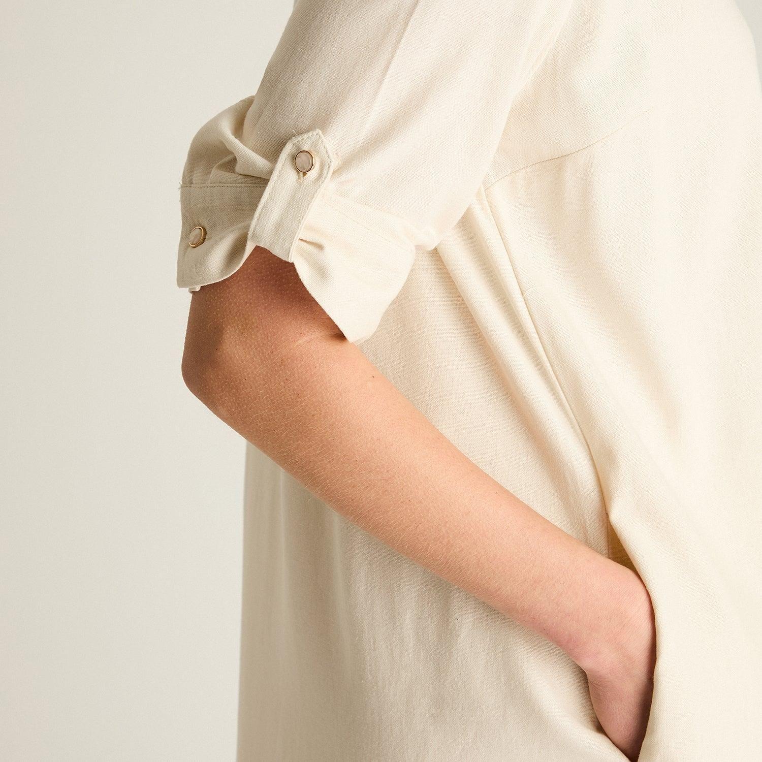 Blusa Arena Lino Abotonada-2