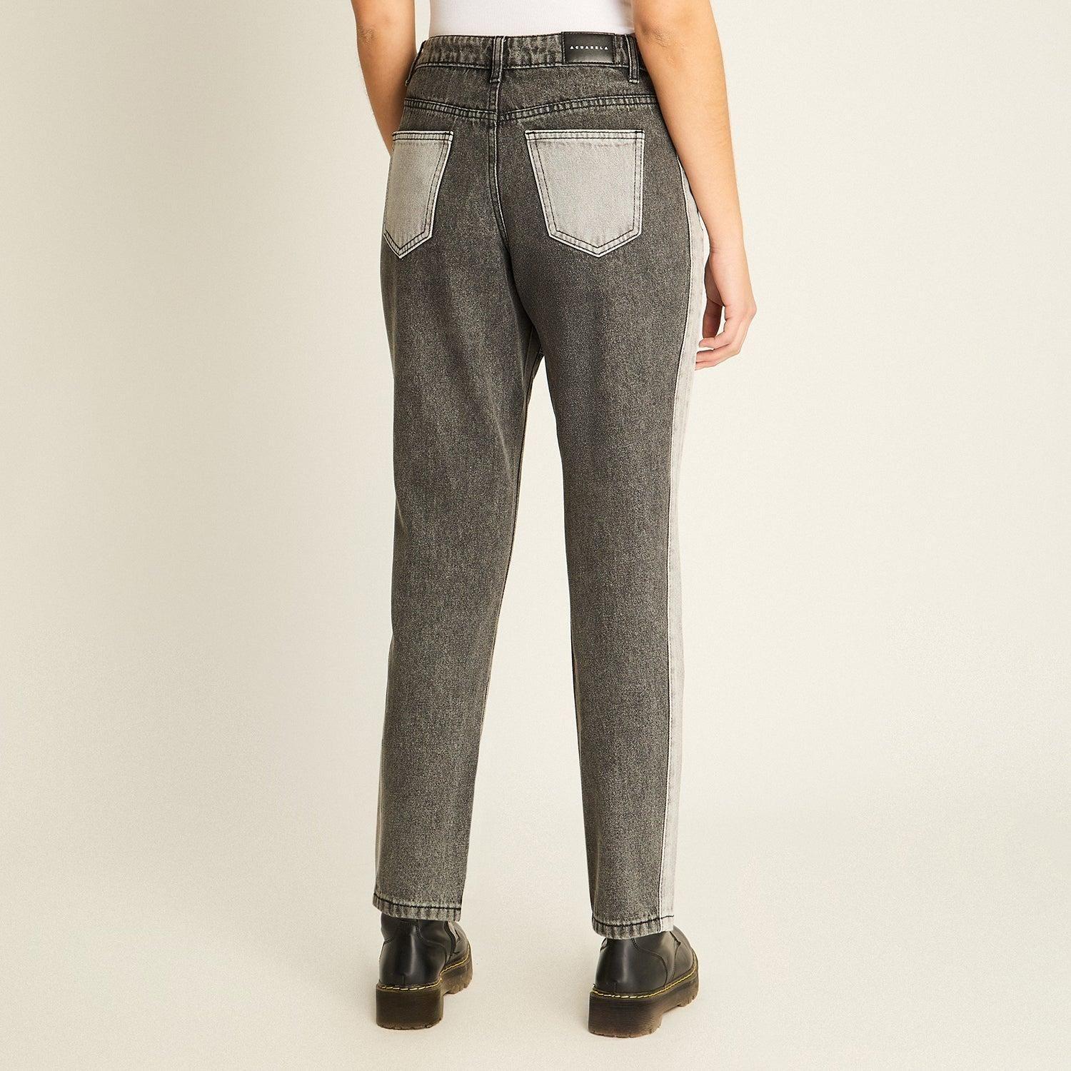 Jeans Gris Corte Slim-1