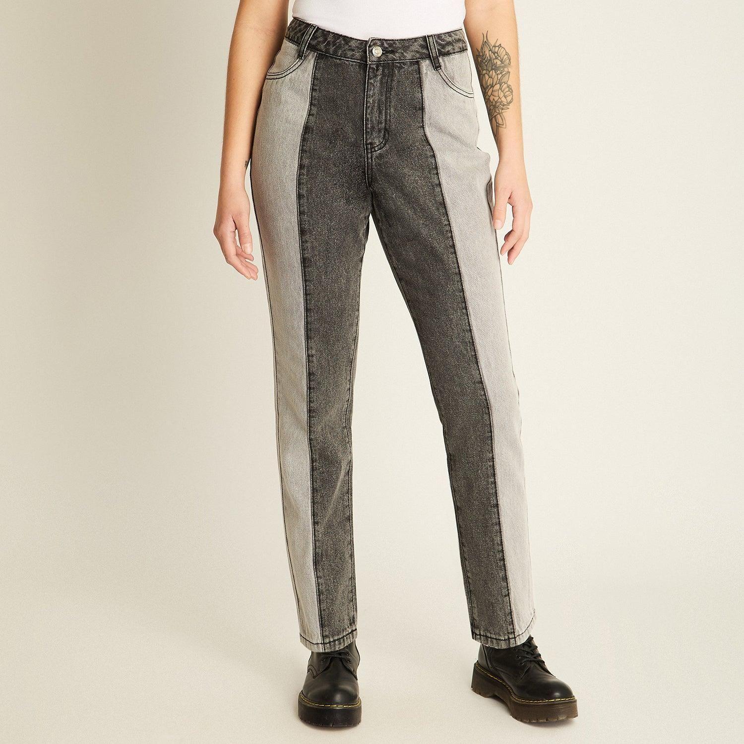 Jeans Gris Corte Slim-0