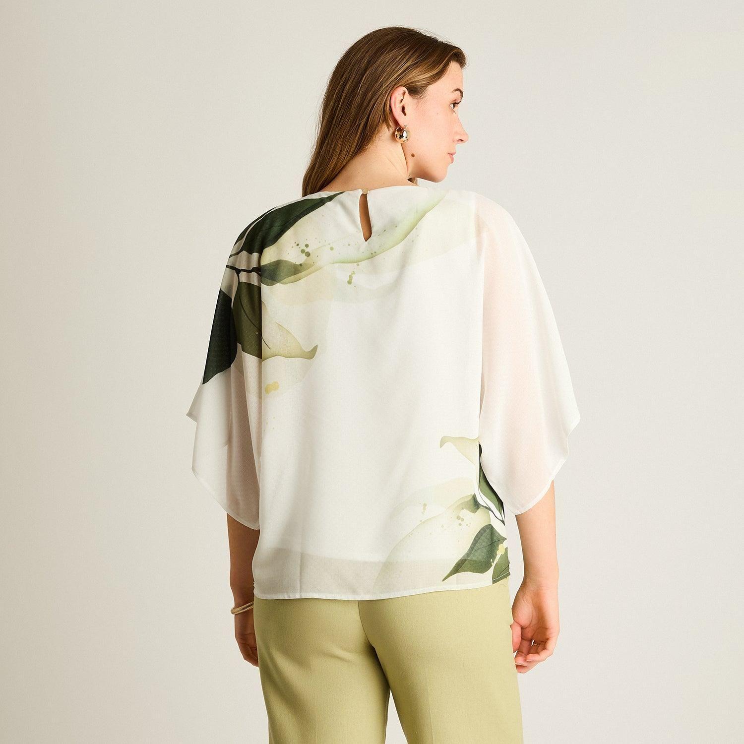 Túnica Verde Hoja Oversize-1