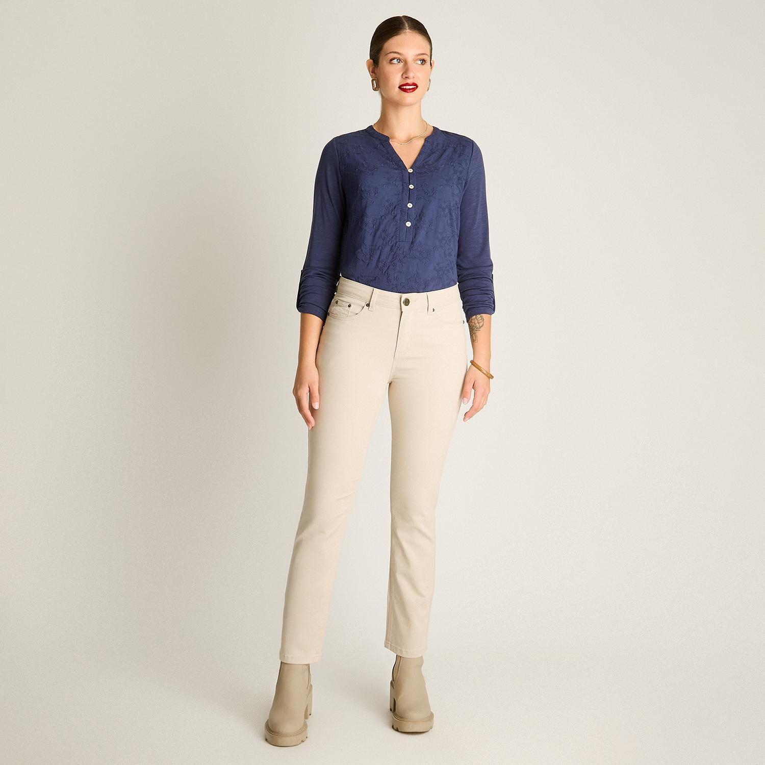 Jeans Recto Color 5 Bolsillos-3
