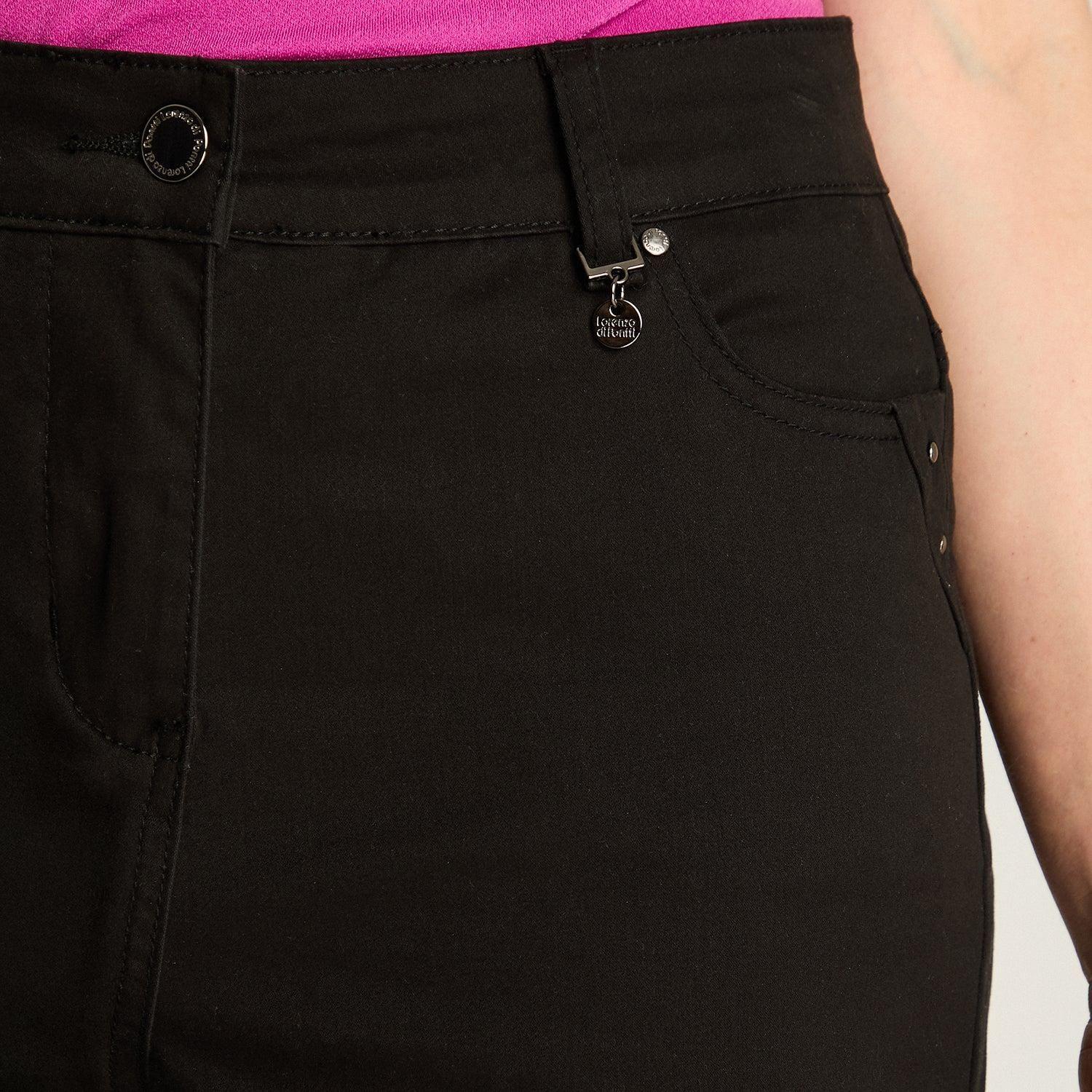 Bermuda Negra Ajustada-2