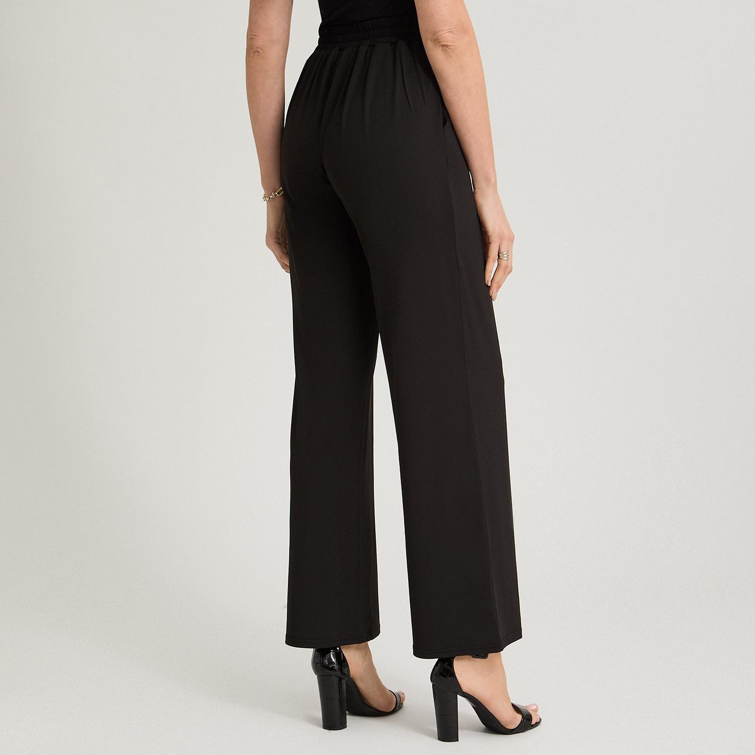 Pantalón Sport Palazzo Polyspandex Negro-1