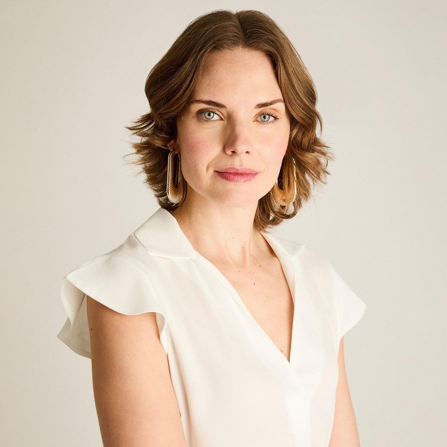 Blusa Crudo Manga Corta-2