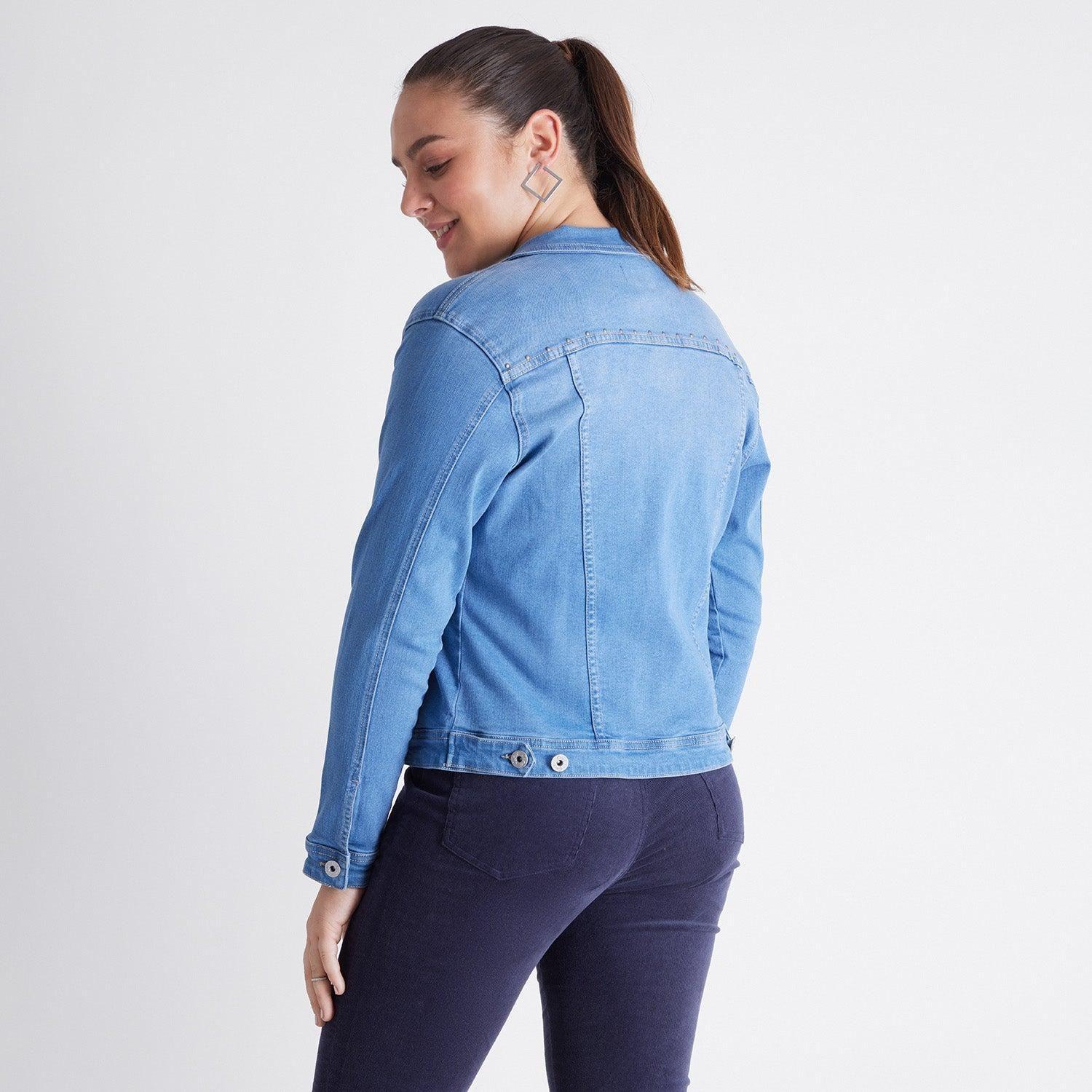 Chaqueta Mezclilla Celeste-1