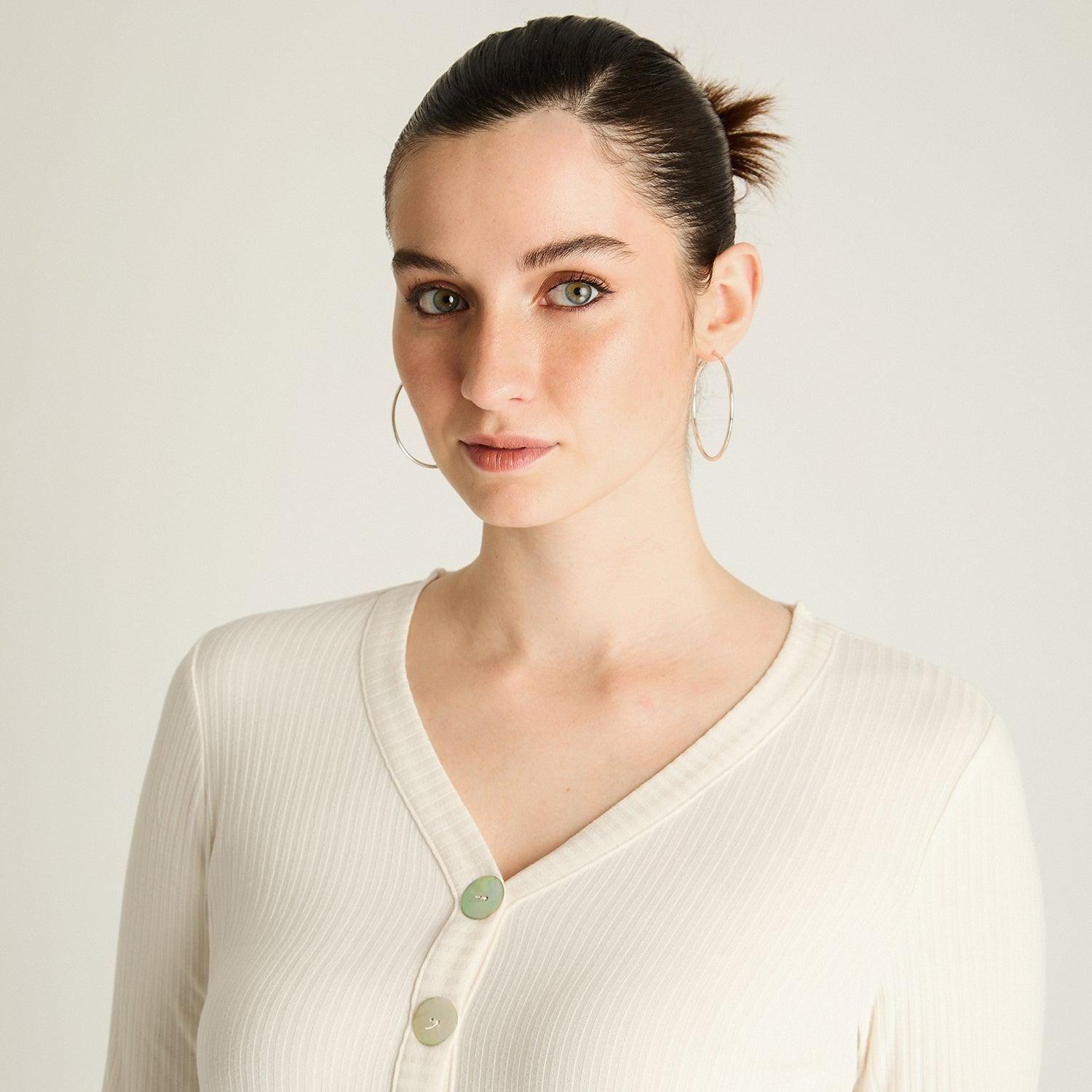 Polera Crudo Escote V-2
