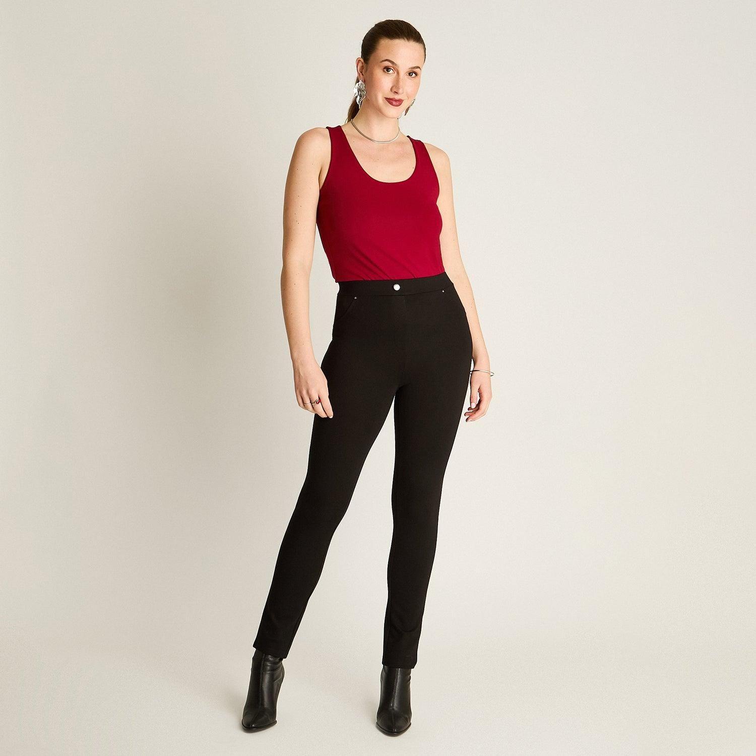 Calza Negra Slim Push Up Básica-3