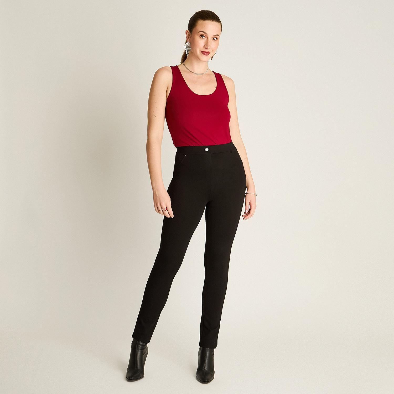 Calza Negra Slim Push Up Básica-3