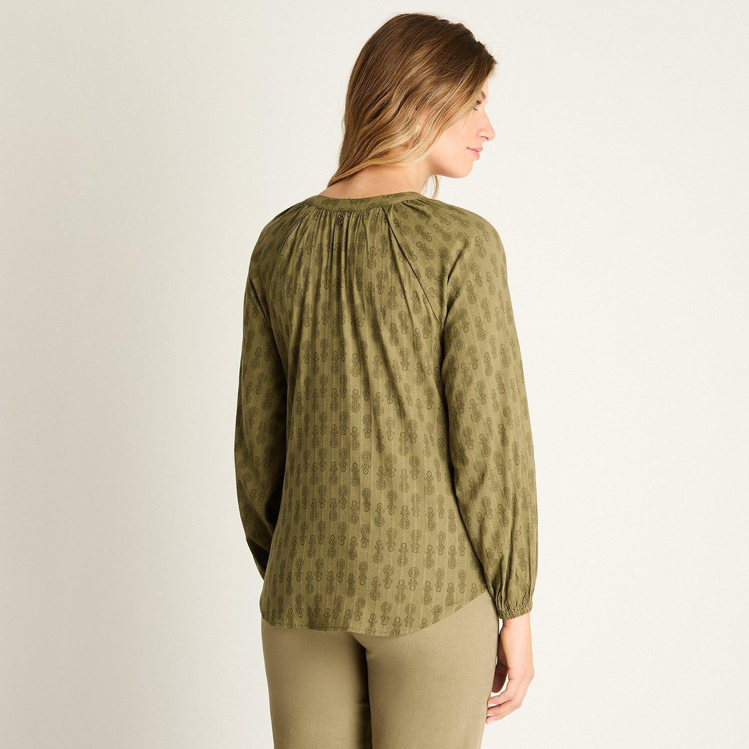 Blusa Verde con Amarre-1