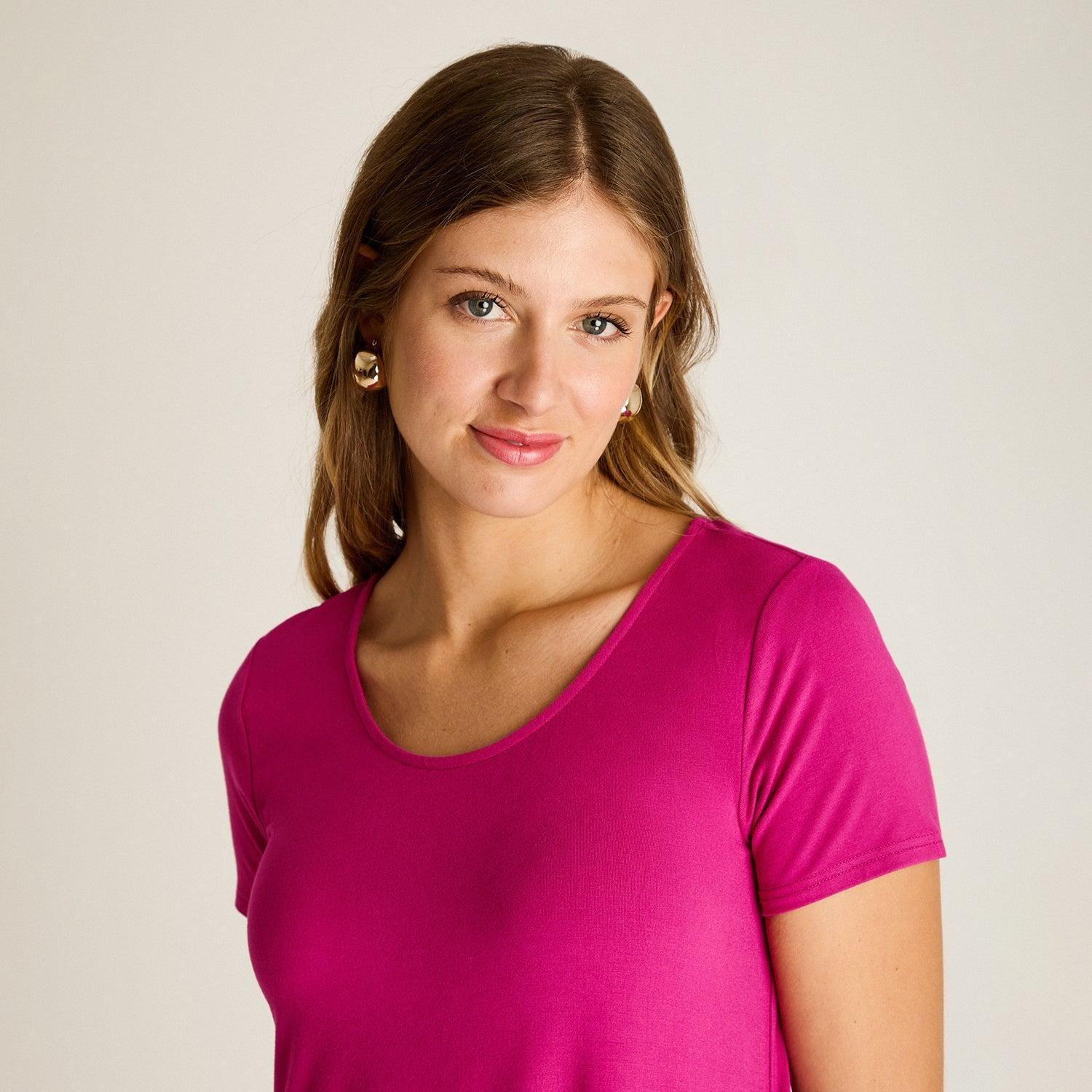 Vestido Corto Magenta Calce-2