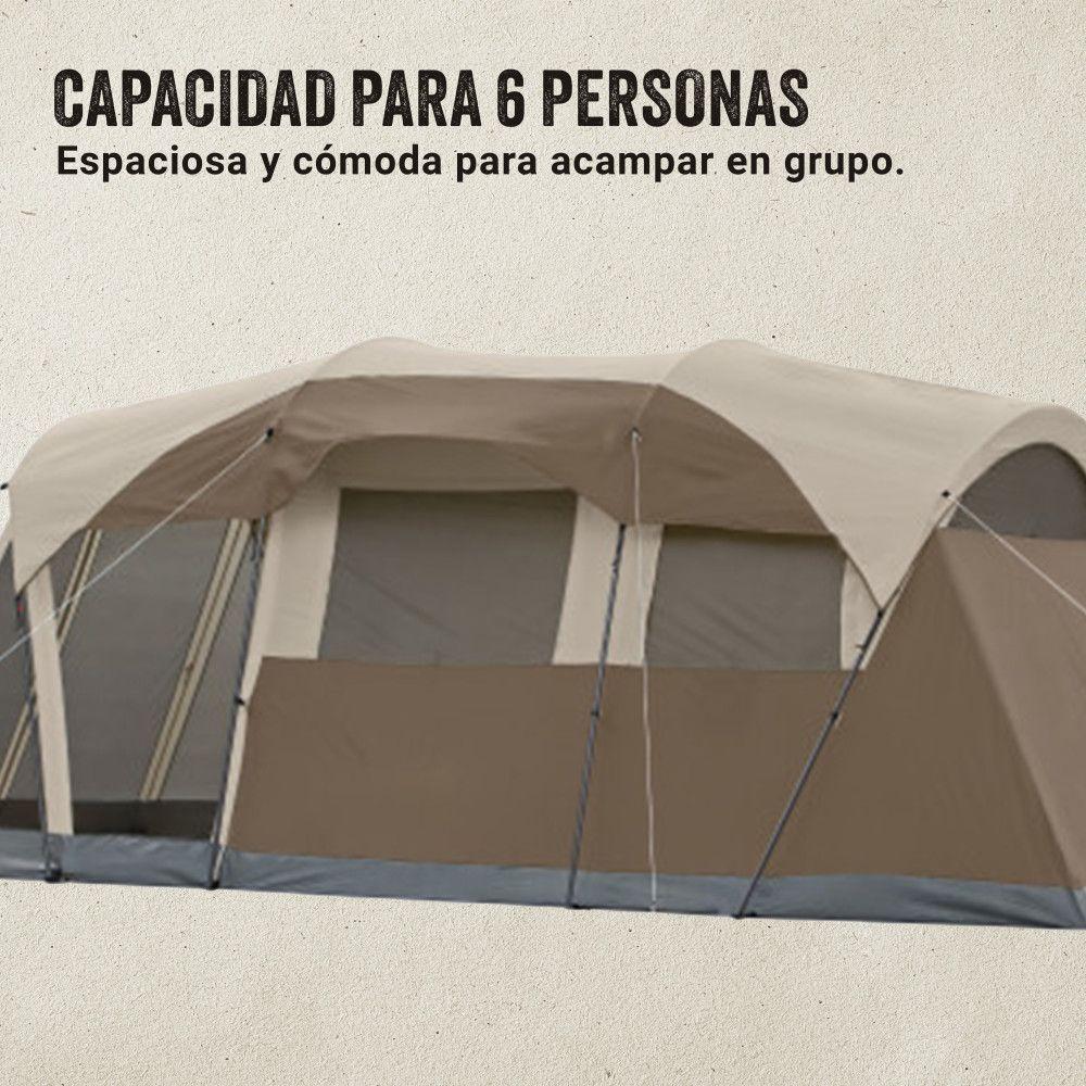Carpa Weathermaster Impermeable Coleman 6P / 6 Personas-3