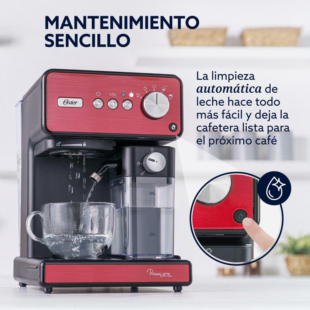 Cafetera Automática Oster Primalatte Roja Bvstem6604r-3