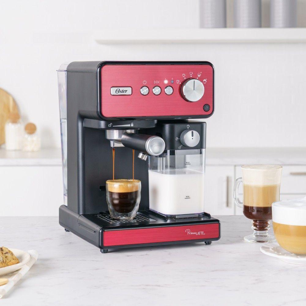 Cafetera Automática Oster Primalatte Roja Bvstem6604r-6