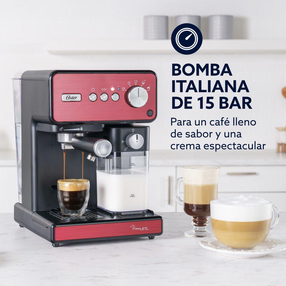 Cafetera Automática Oster Primalatte Roja Bvstem6604r-3