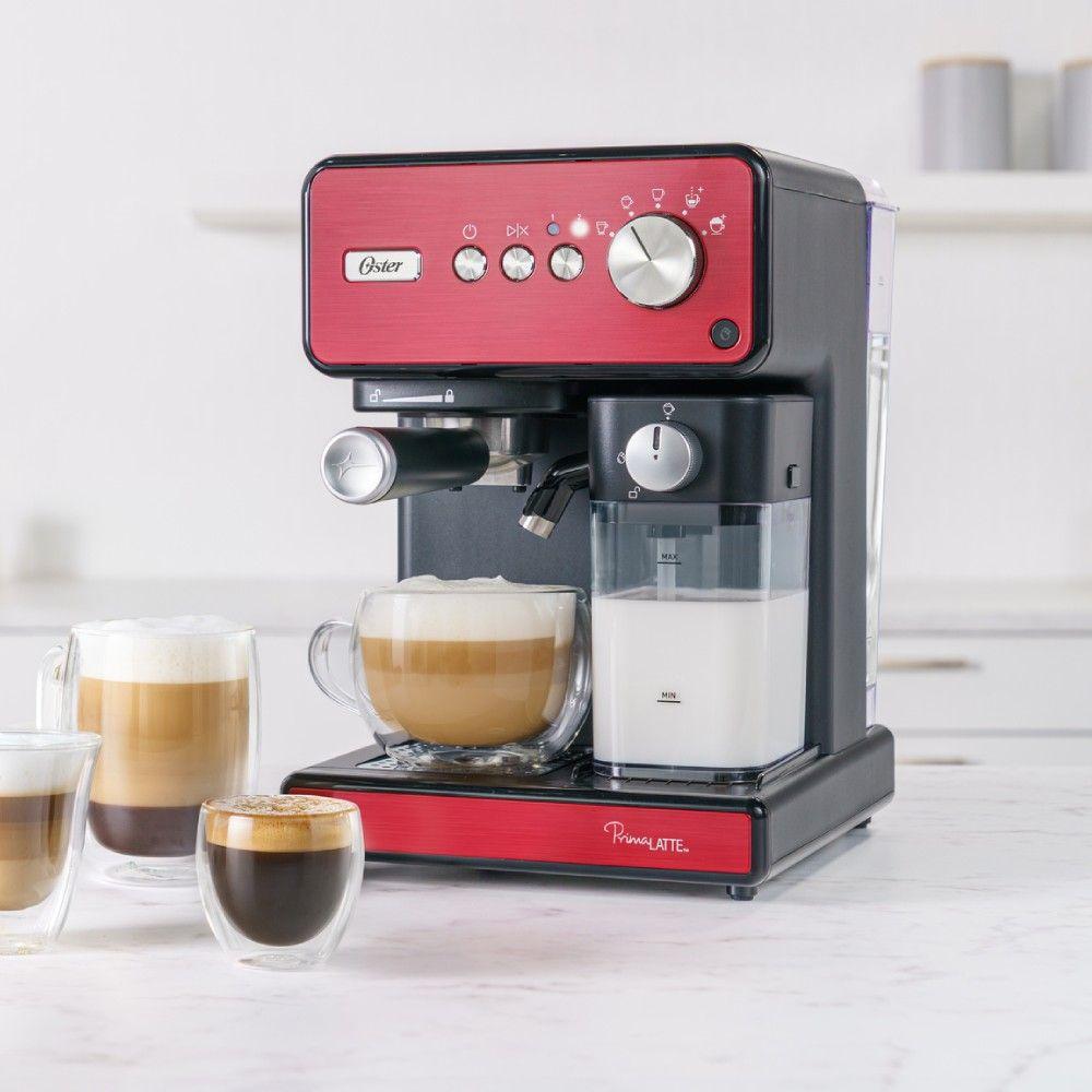 Cafetera Automática Oster Primalatte Roja Bvstem6604r-5